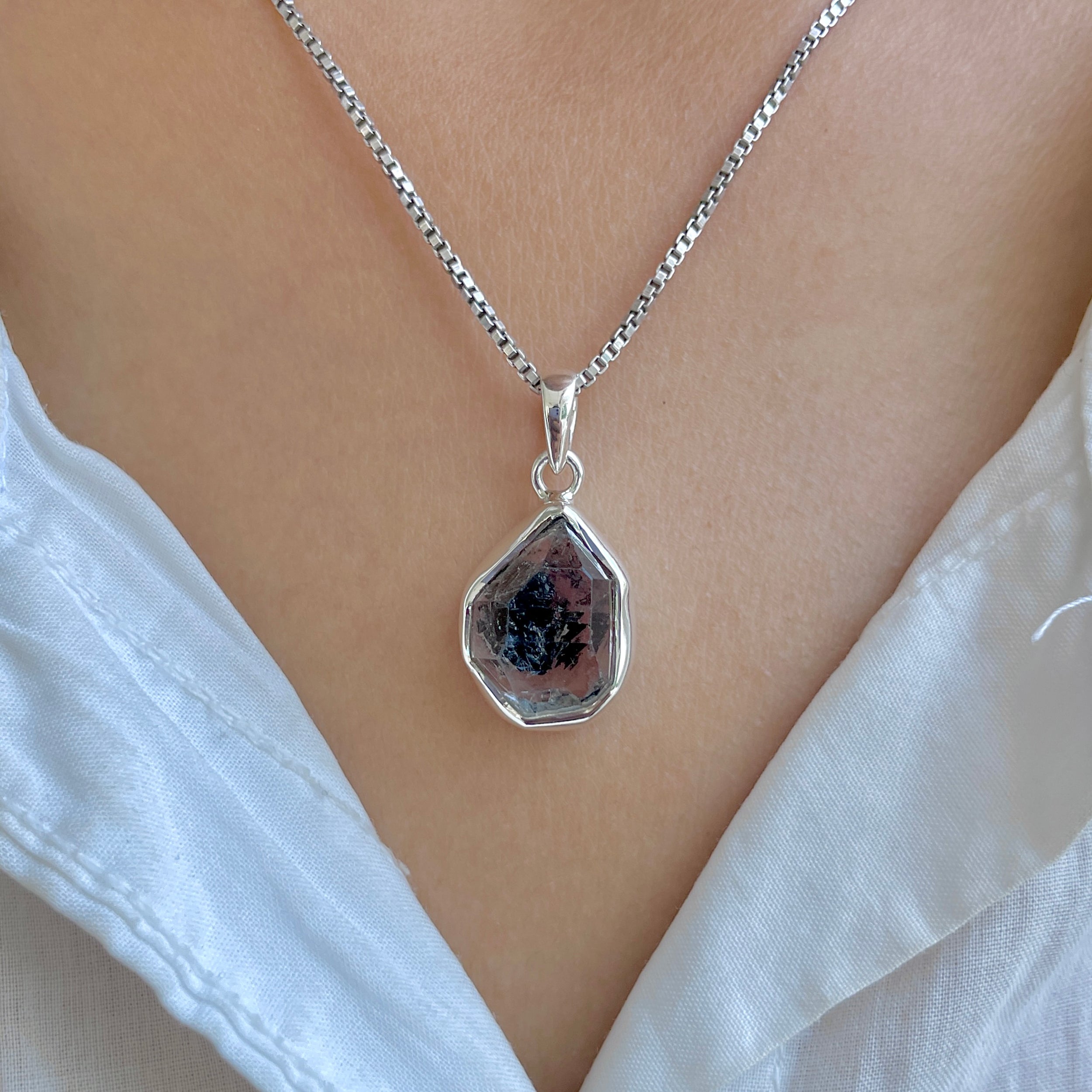 Herkimer Diamond Pendant-(HKD-P-39.)