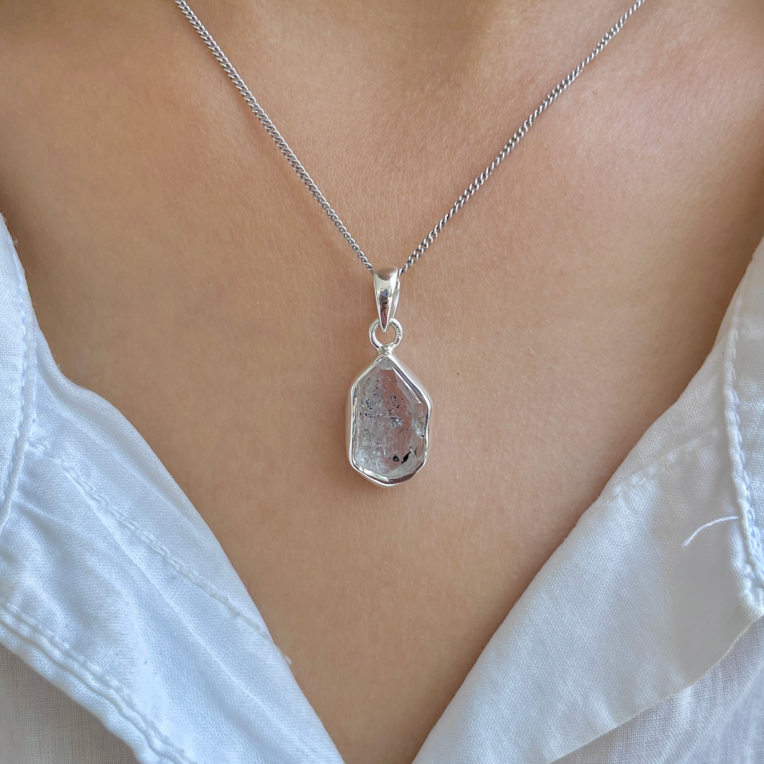 Herkimer Diamond Pendant-(HKD-P-40.)
