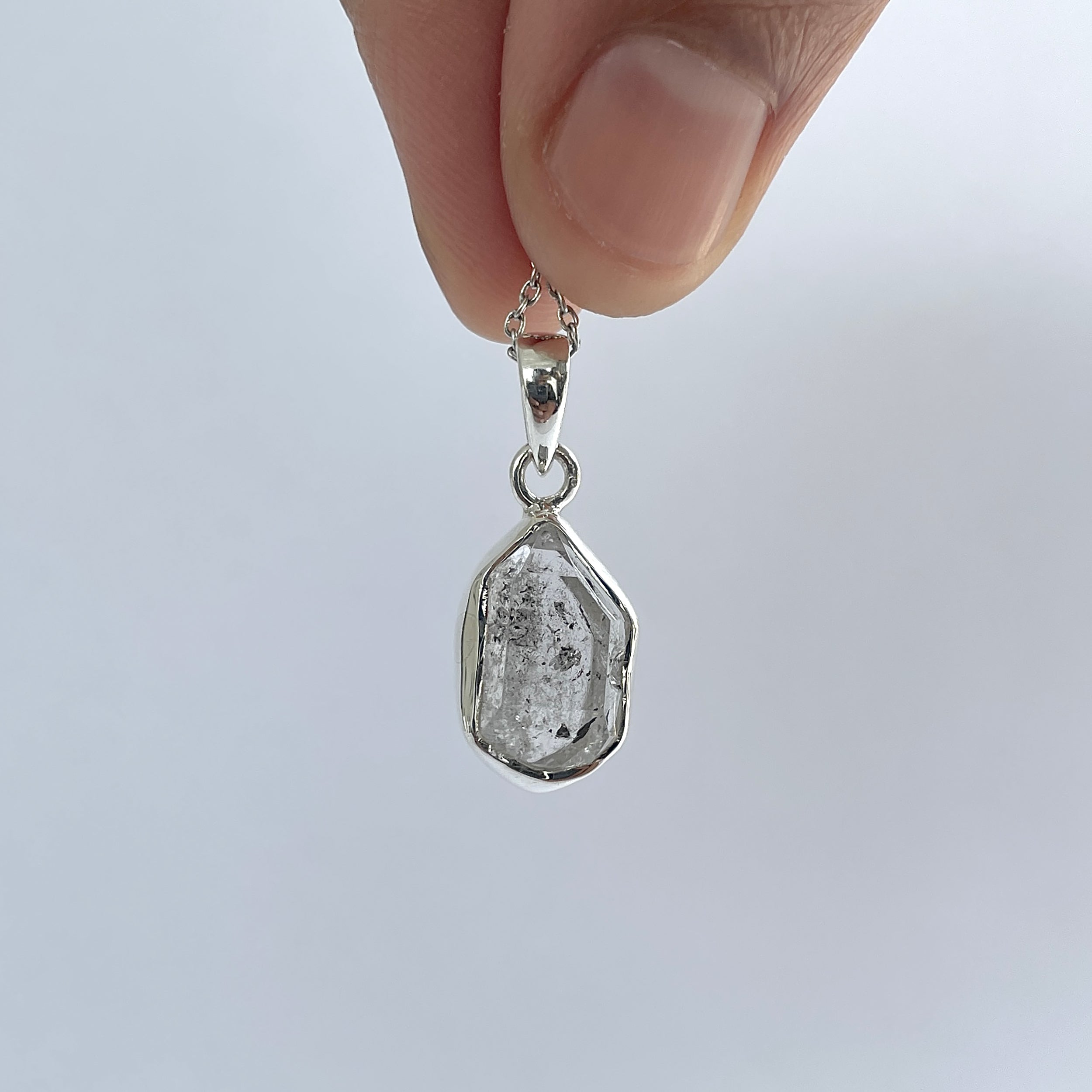 Herkimer Diamond Pendant-(HKD-P-40.)