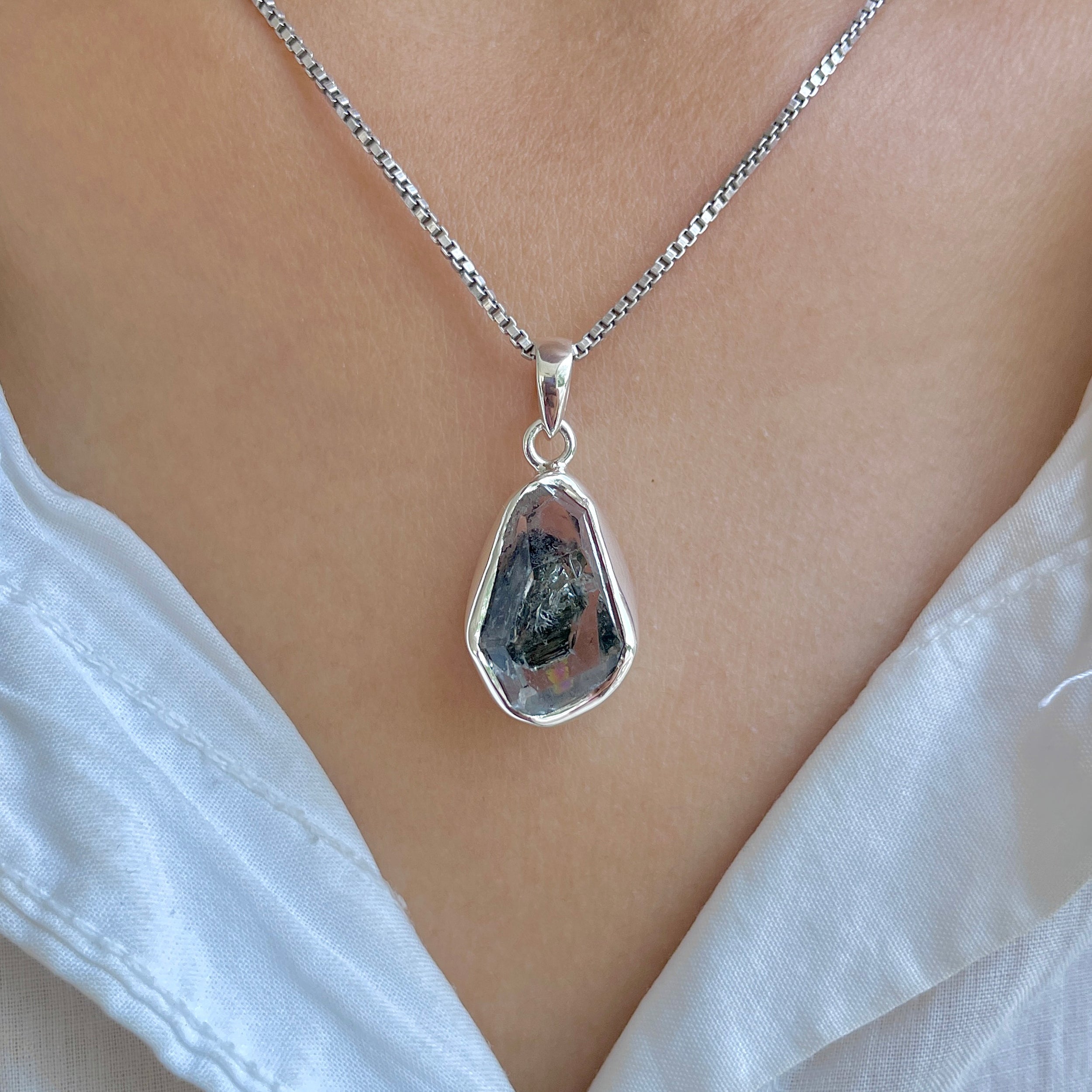 Herkimer Diamond Pendant-(HKD-P-42.)