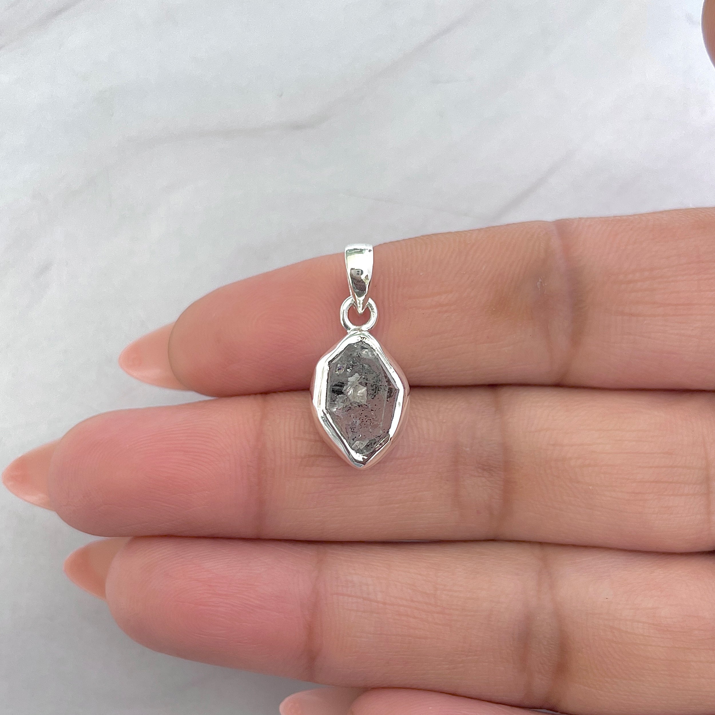 Herkimer Diamond Pendant-(HKD-P-43.)