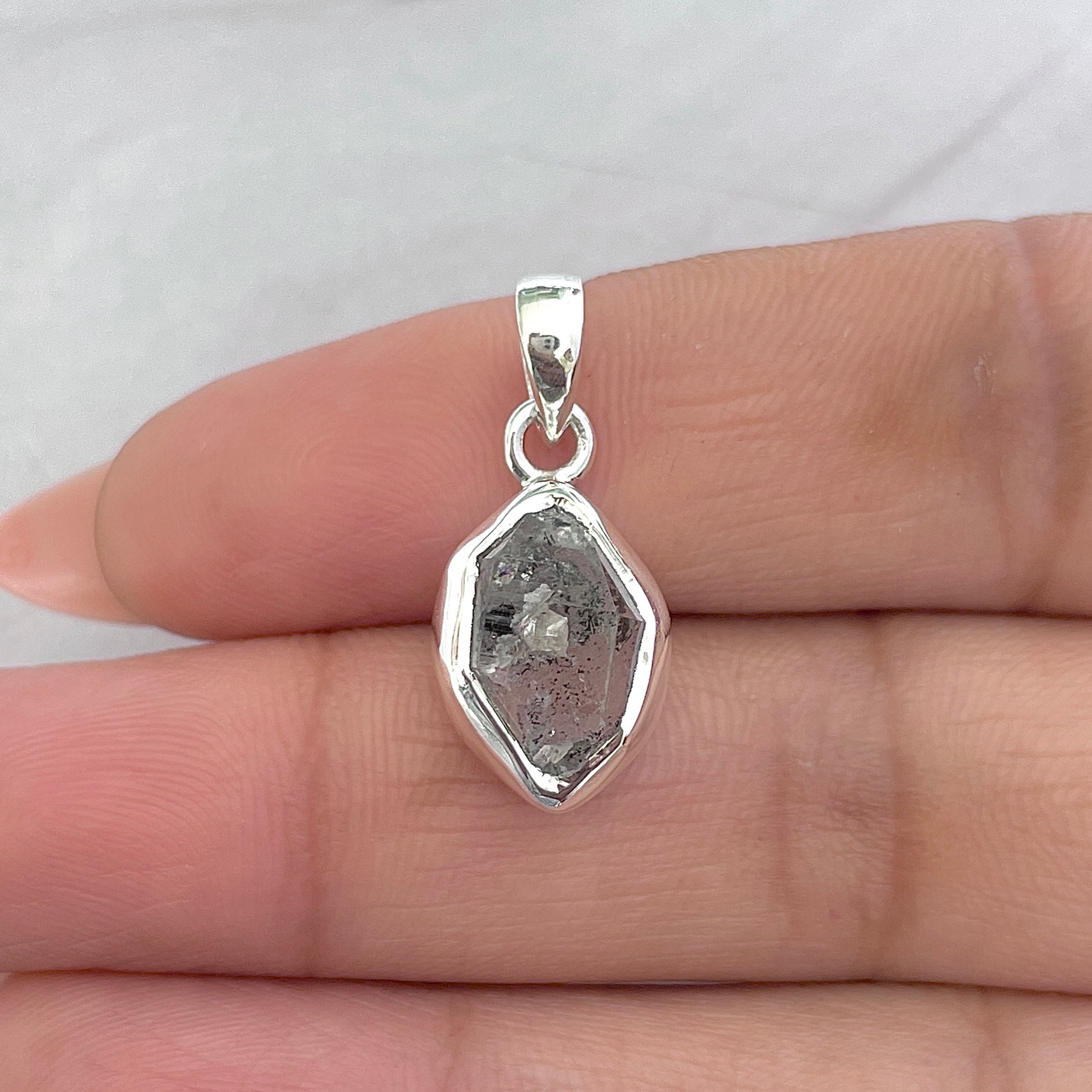Herkimer Diamond Pendant-(HKD-P-43.)