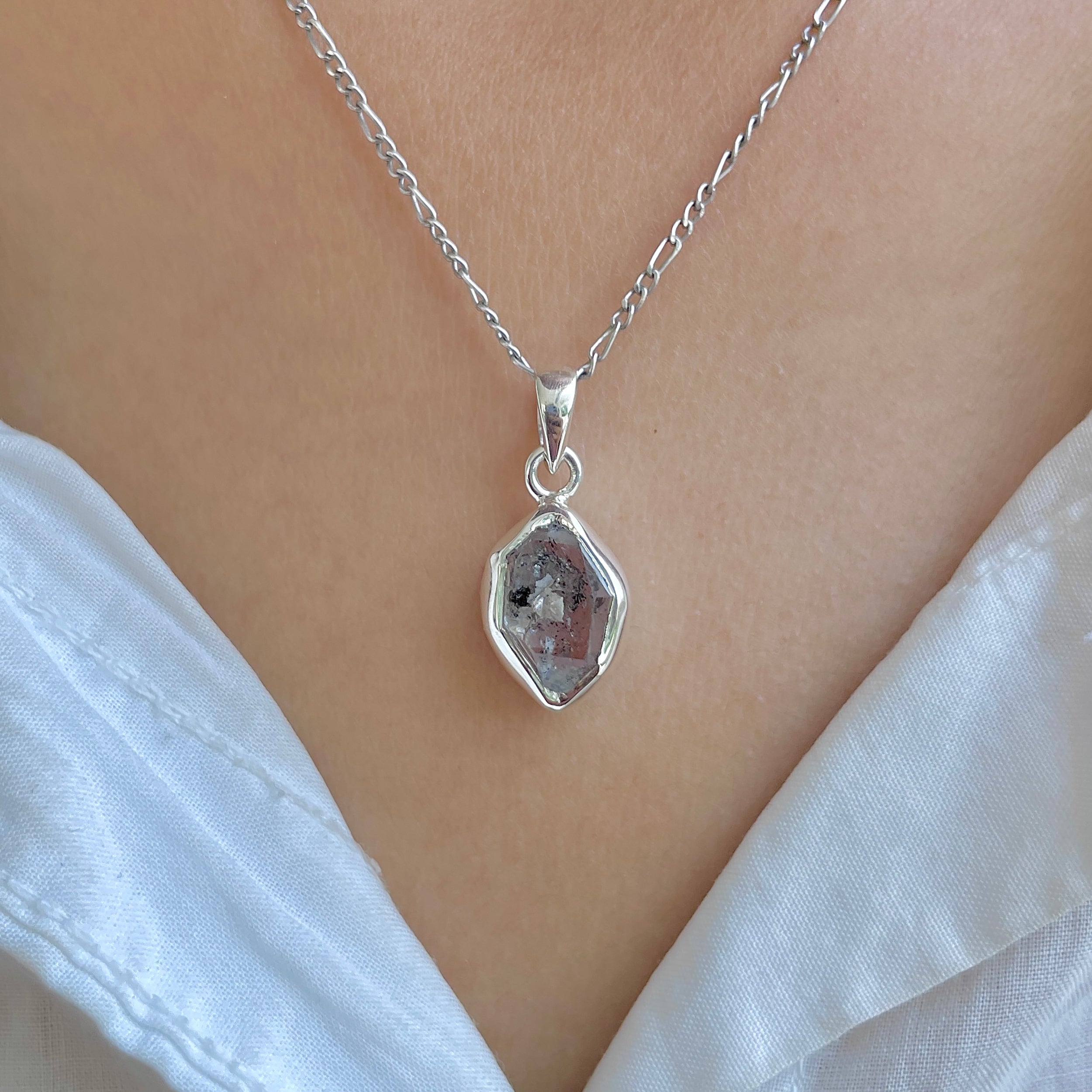 Herkimer Diamond Pendant-(HKD-P-43.)