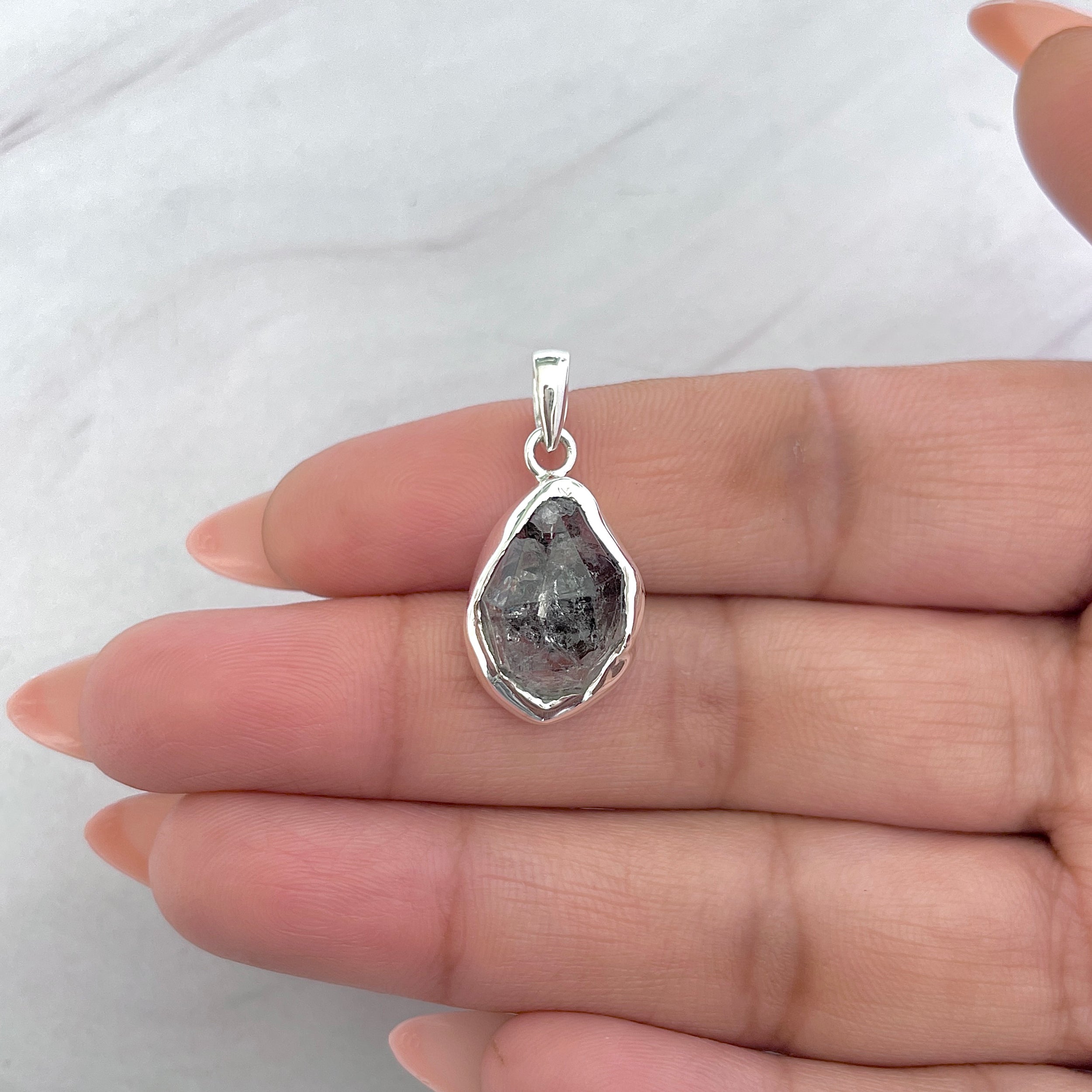 Herkimer Diamond Pendant-(HKD-P-44.)