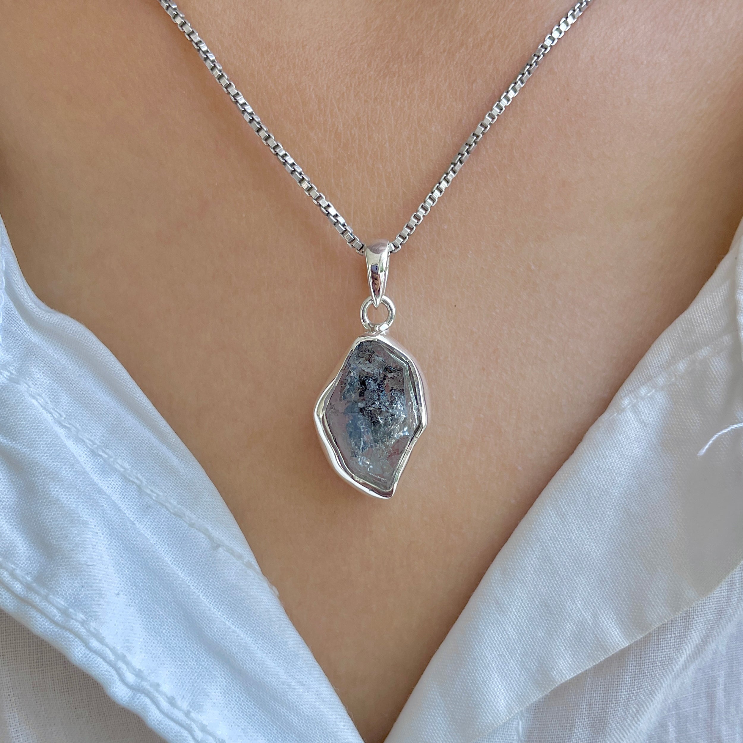Herkimer Diamond Pendant-(HKD-P-45.)