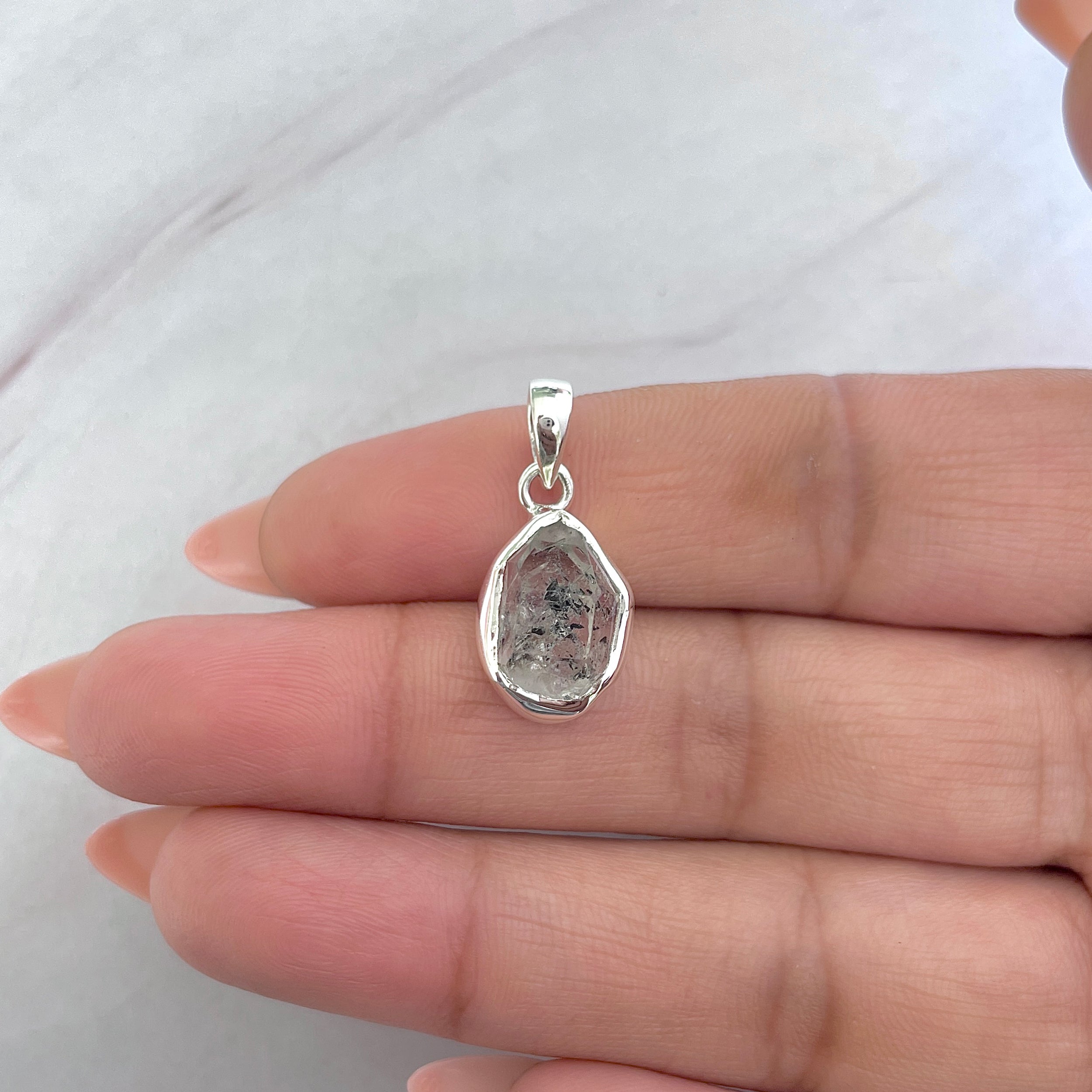 Herkimer Diamond Pendant-(HKD-P-49.)