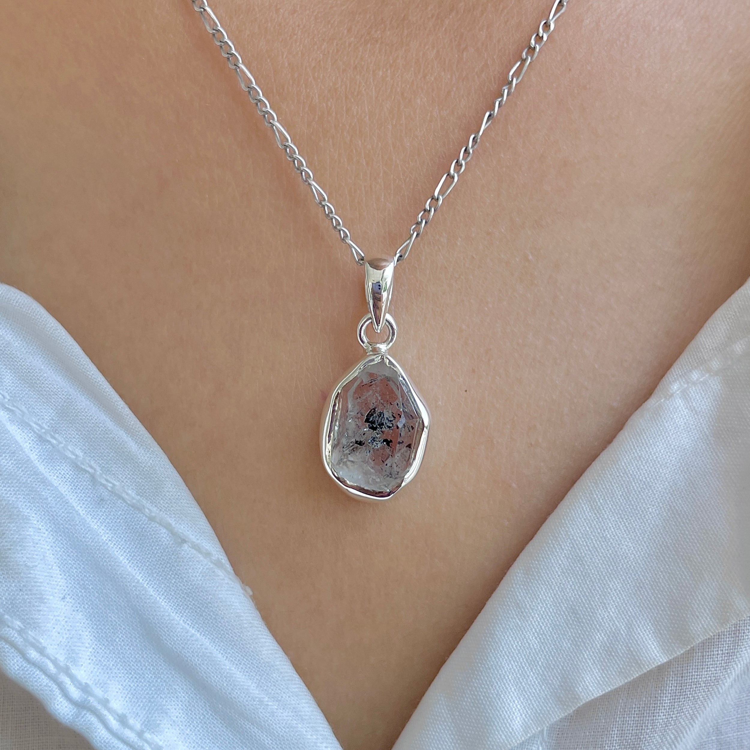 Herkimer Diamond Pendant-(HKD-P-49.)