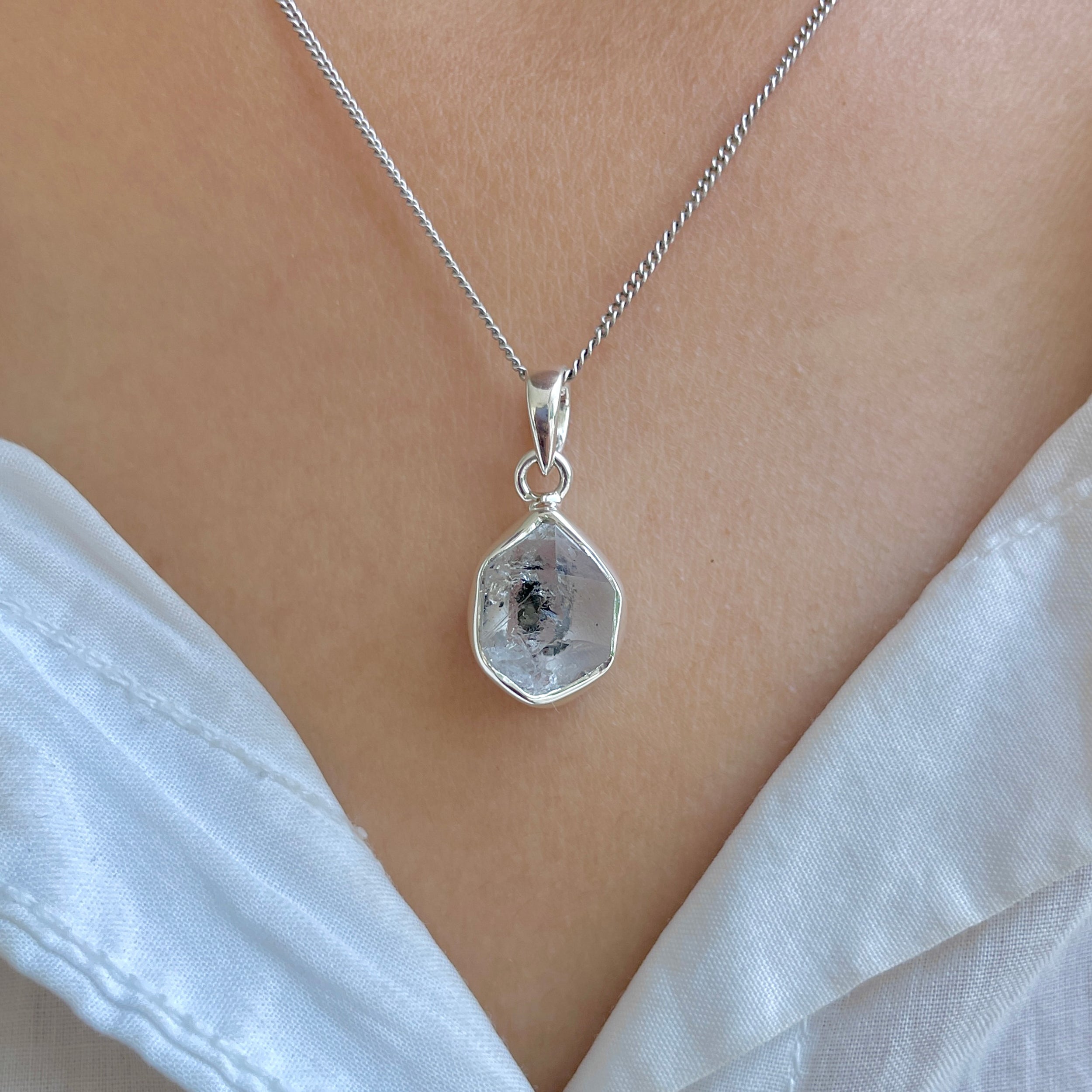 Herkimer Diamond Pendant-(HKD-P-51.)