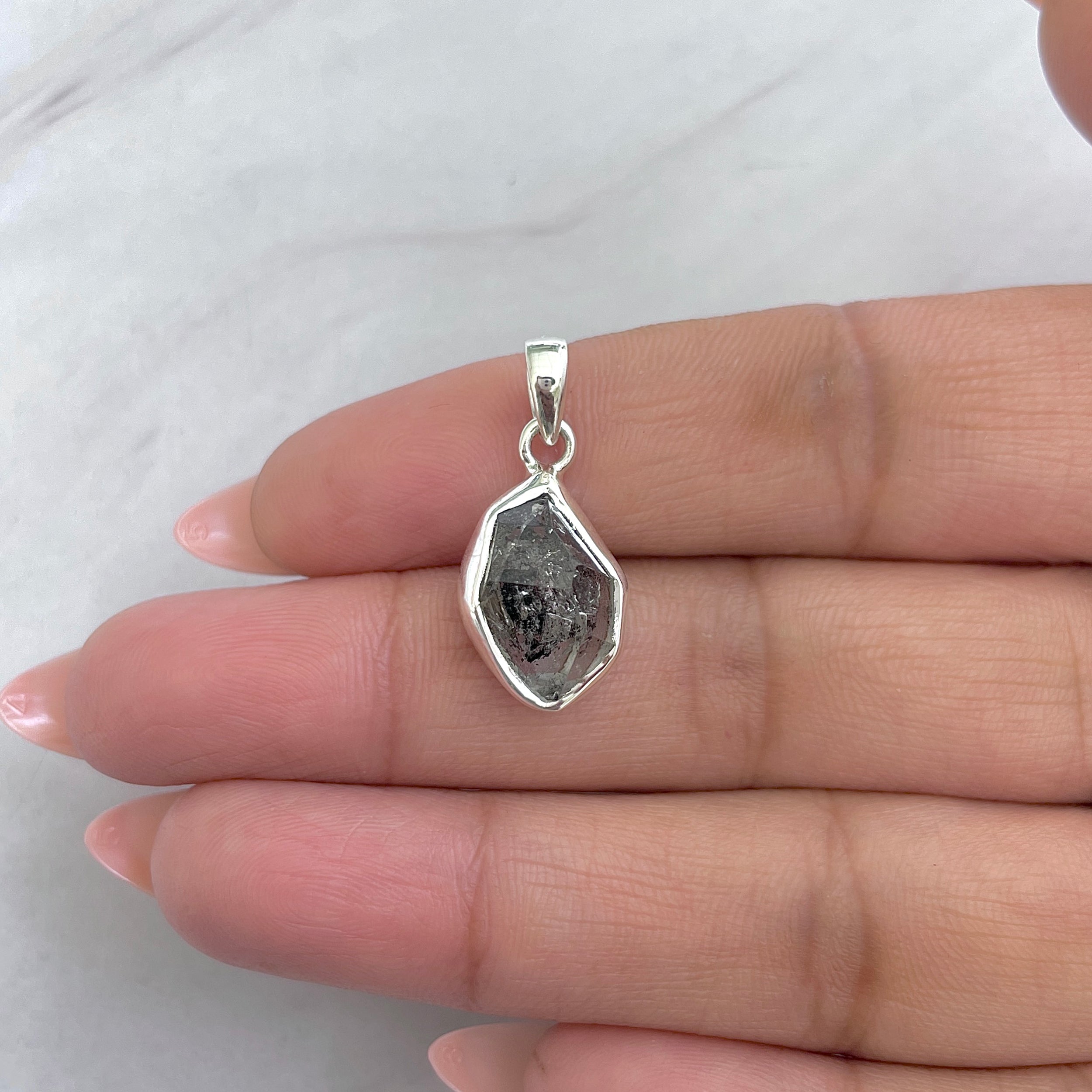 Herkimer Diamond Pendant-(HKD-P-53.)