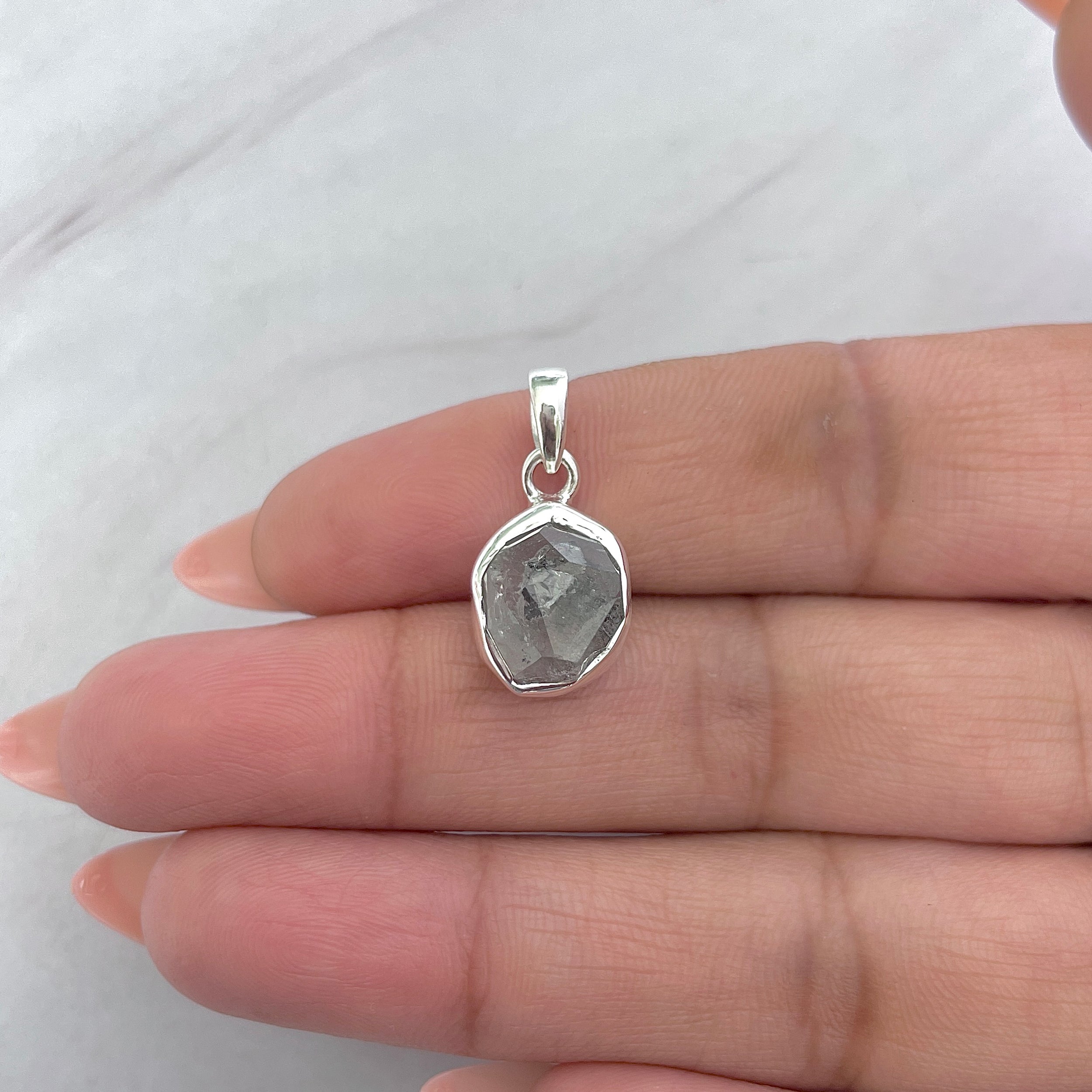 Herkimer Diamond Pendant-(HKD-P-54.)