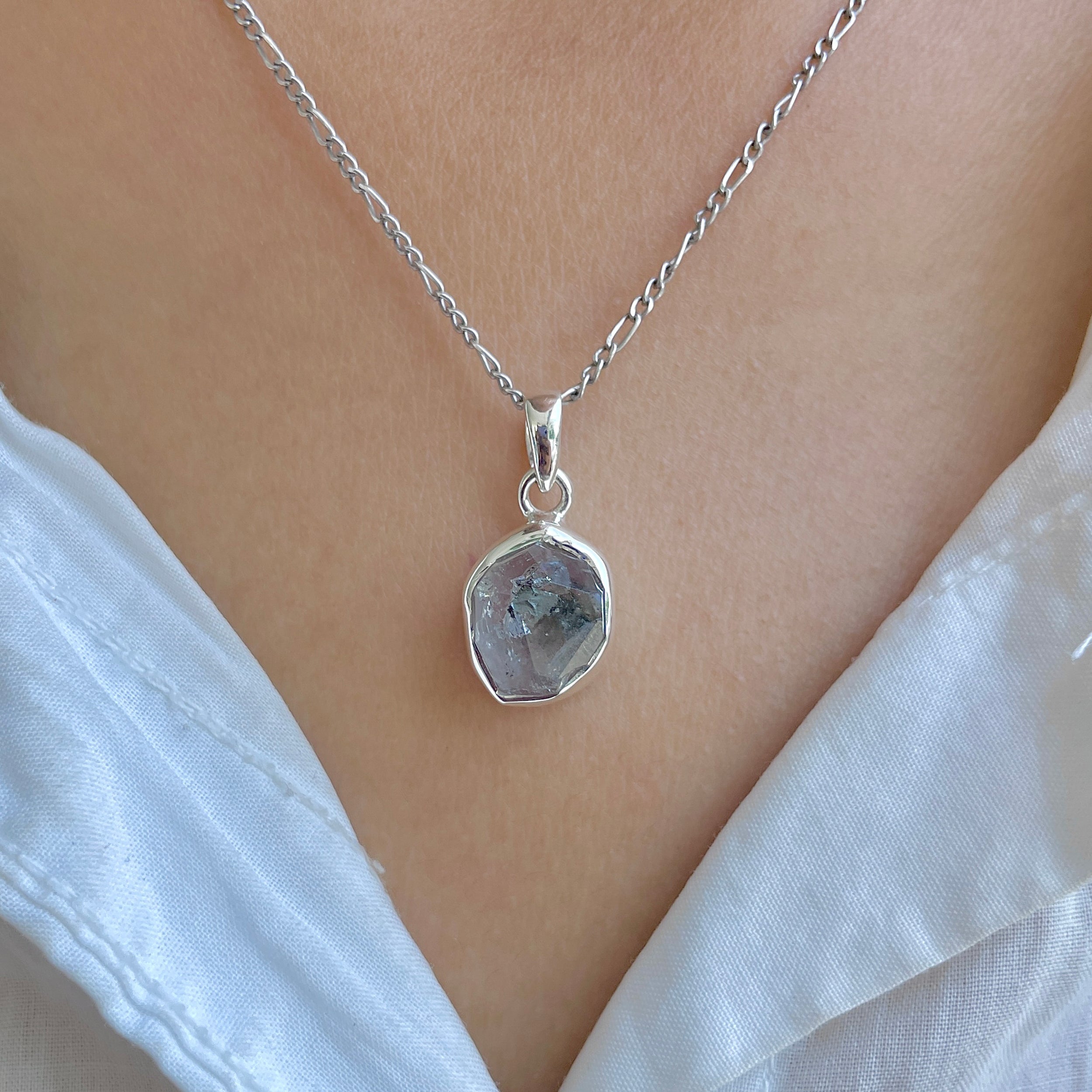 Herkimer Diamond Pendant-(HKD-P-54.)