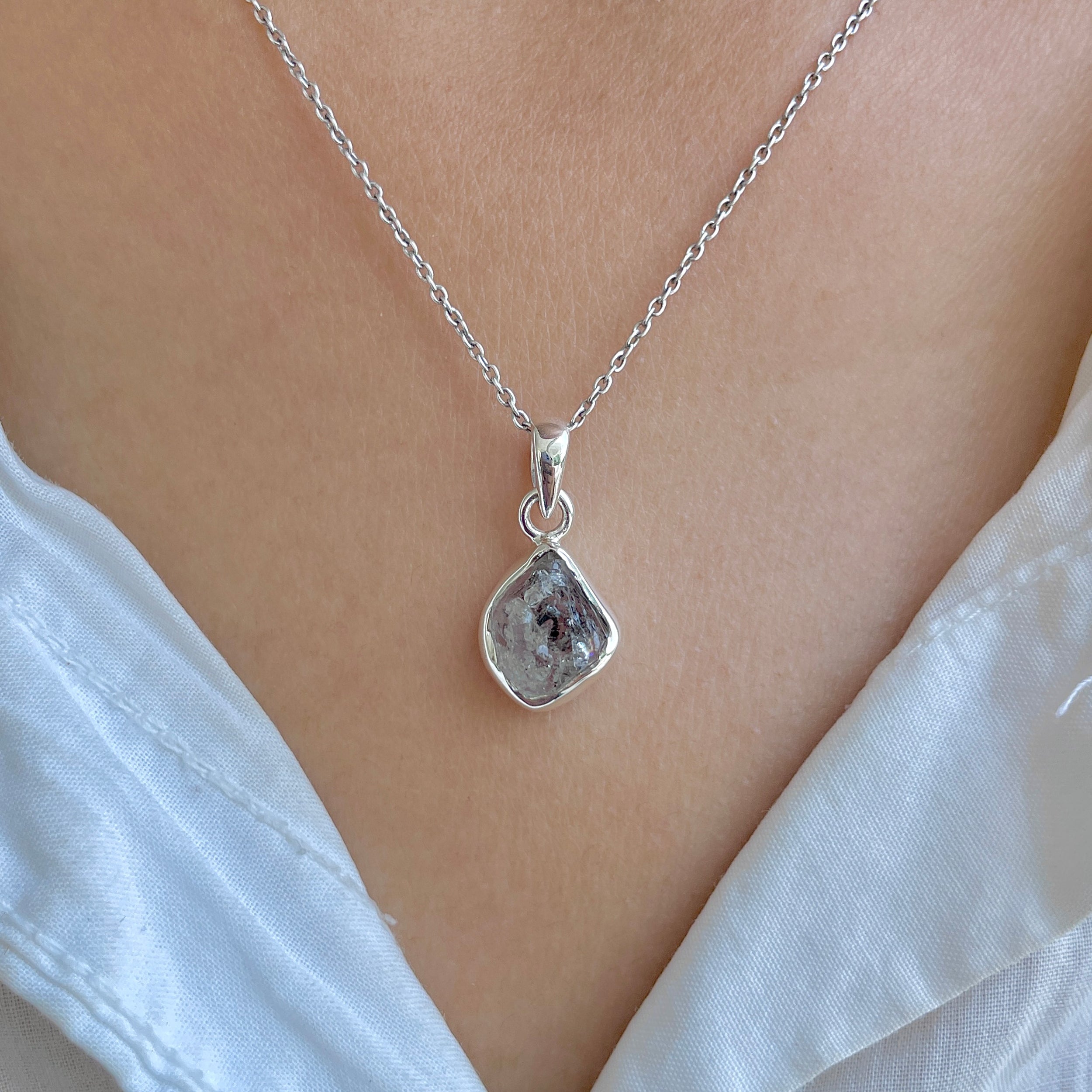 Herkimer Diamond Pendant-(HKD-P-55.)