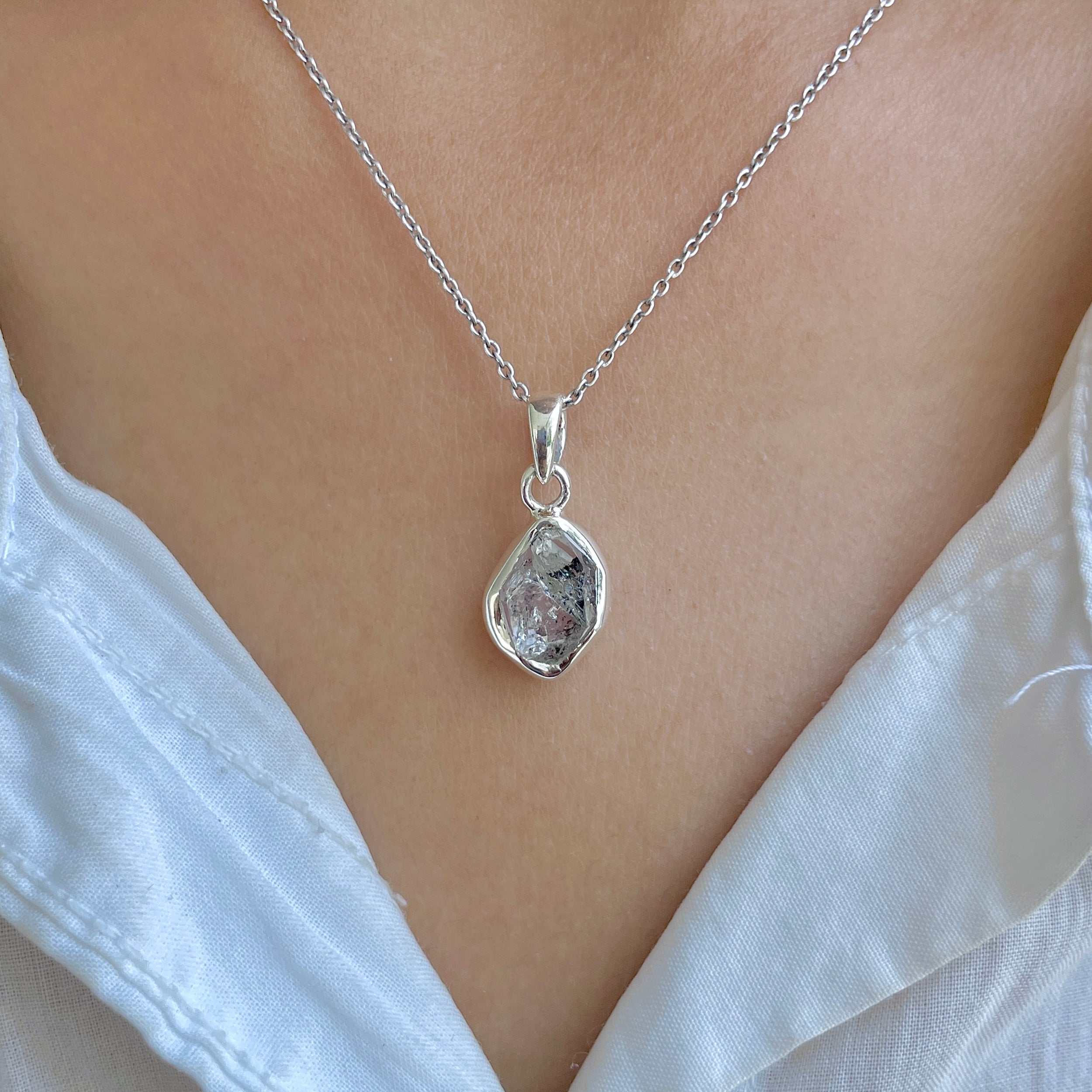 Herkimer Diamond Pendant-(HKD-P-57.)
