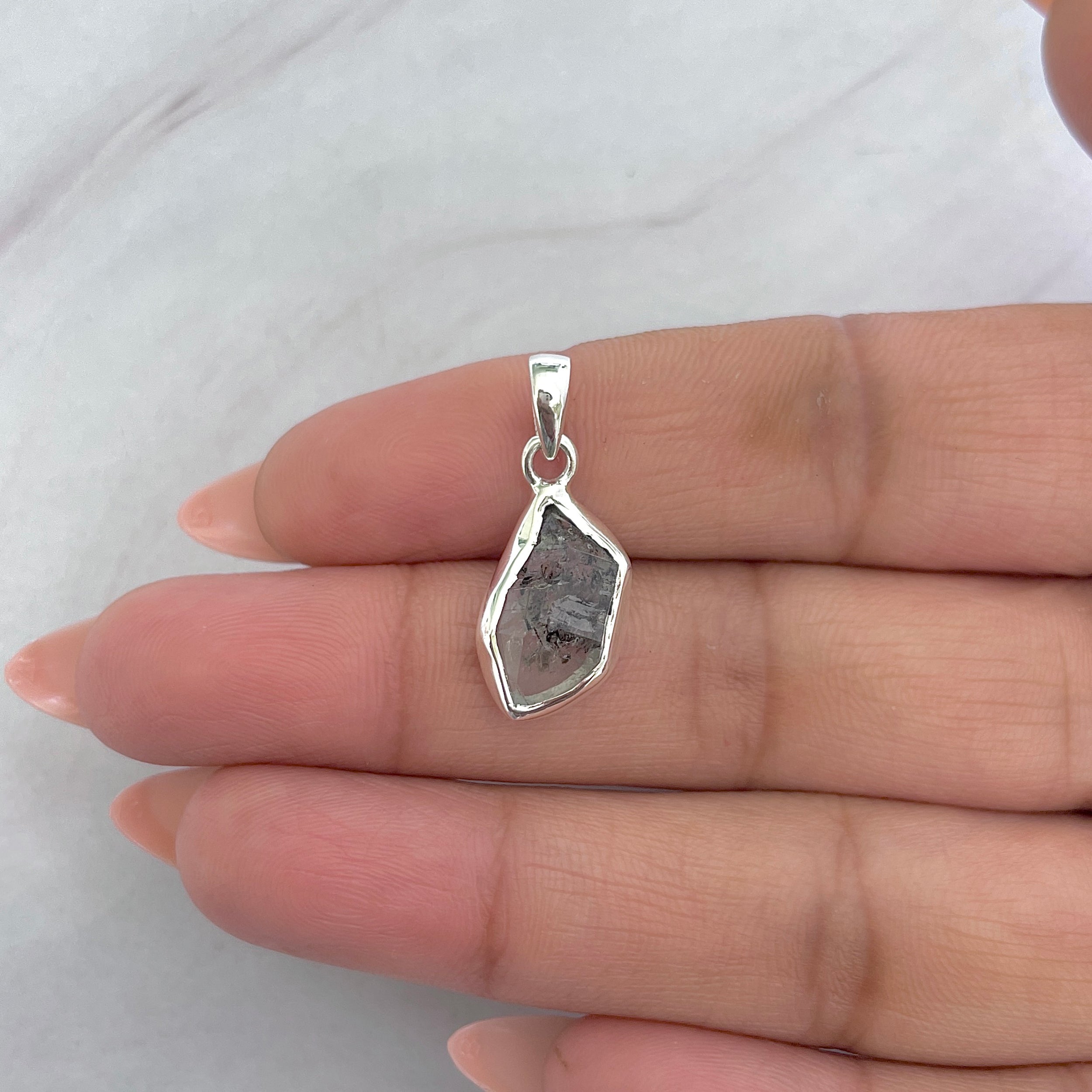 Herkimer Diamond Pendant-(HKD-P-59.)