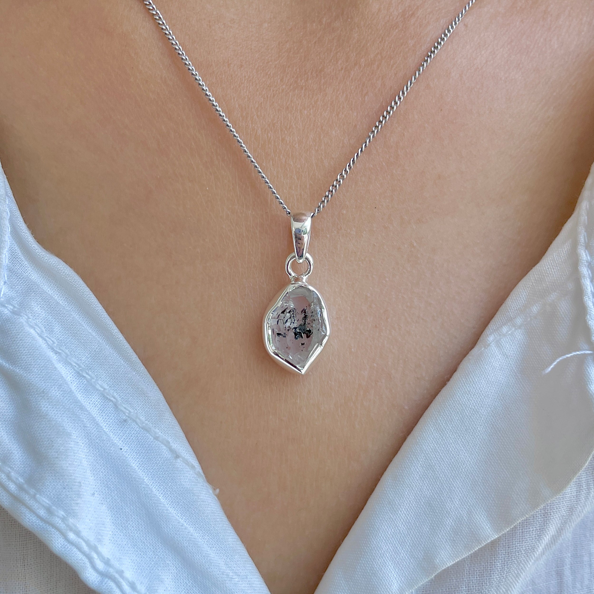 Herkimer Diamond Pendant-(HKD-P-60.)