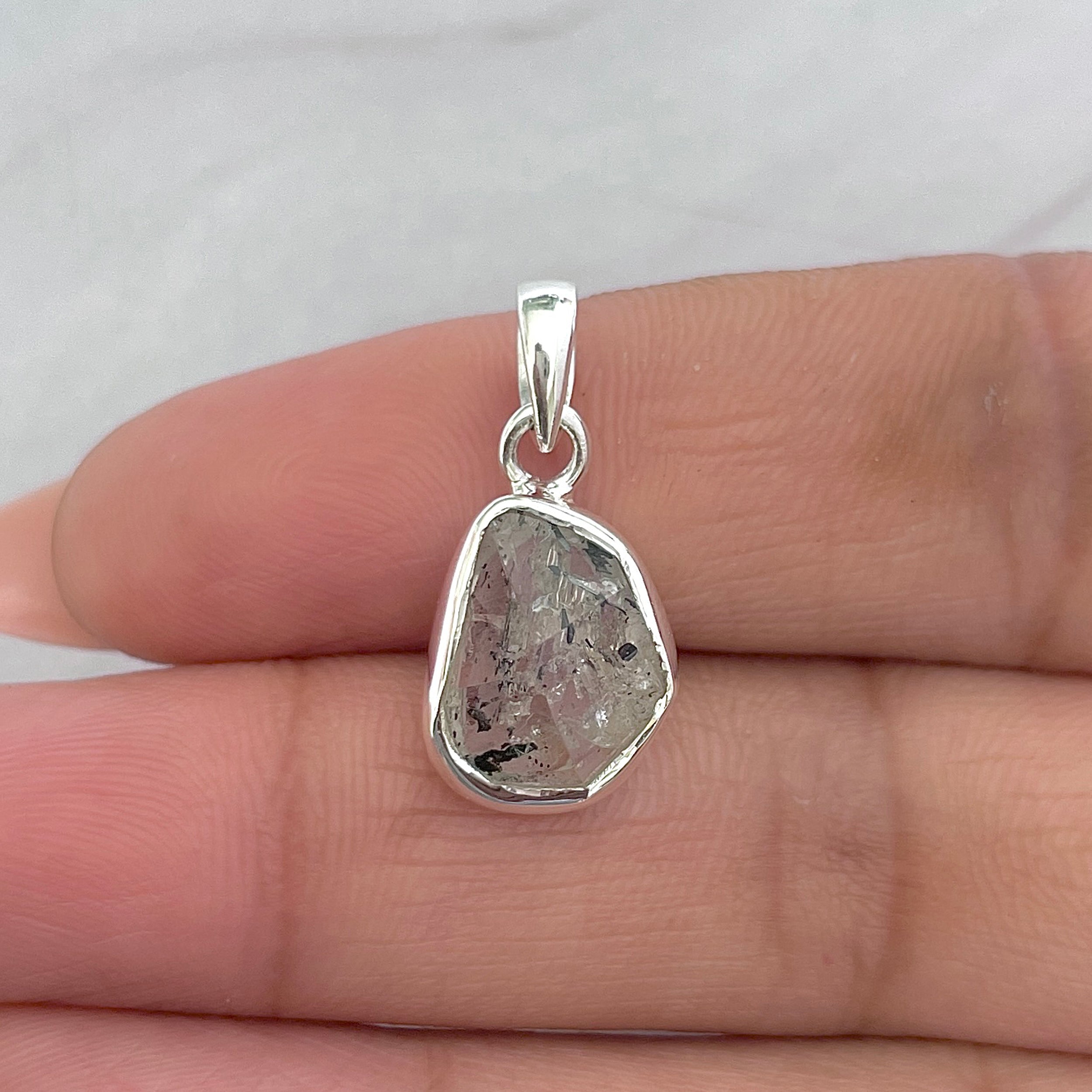 Herkimer Diamond Pendant-(HKD-P-61.)