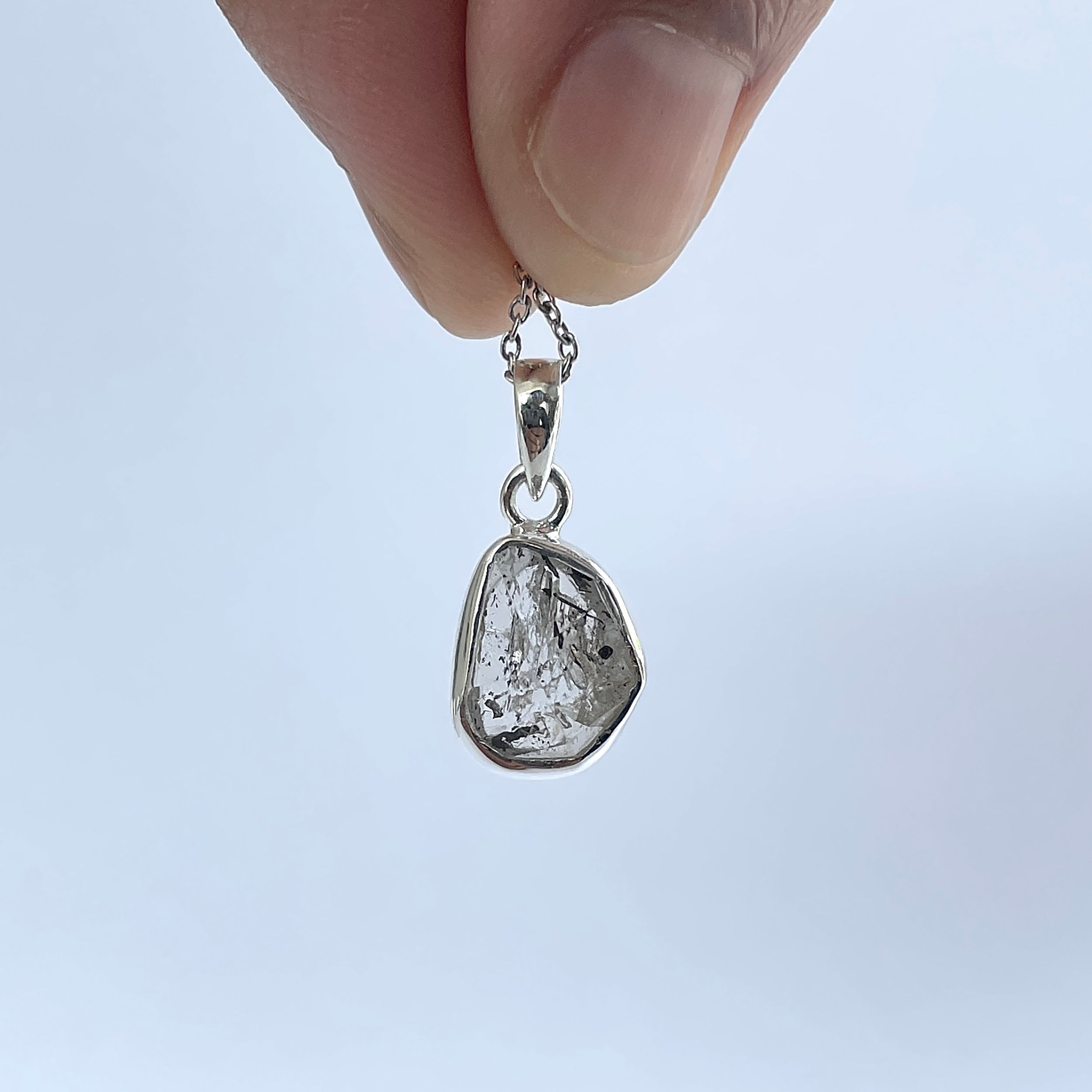 Herkimer Diamond Pendant-(HKD-P-61.)