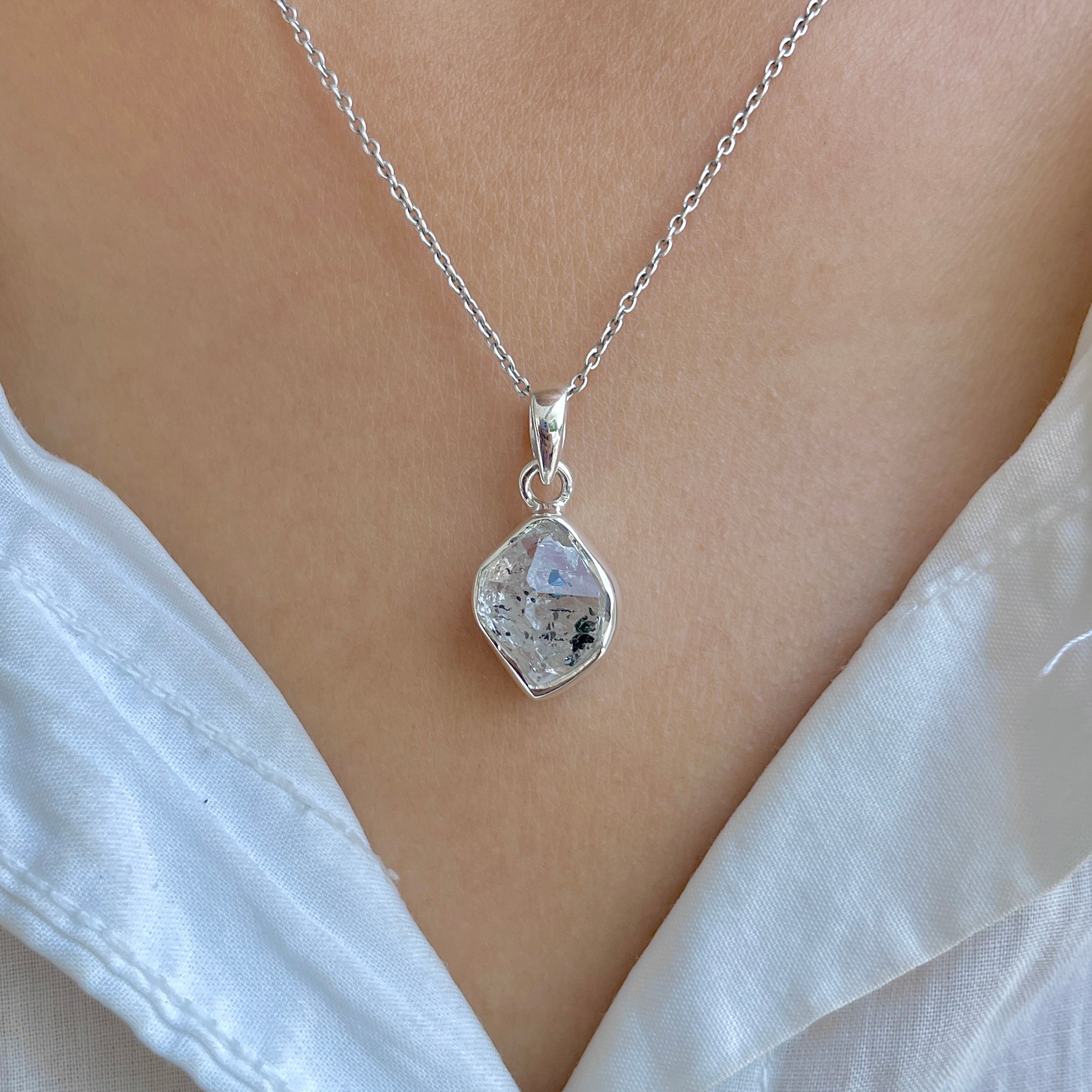Herkimer Diamond Pendant-(HKD-P-62.)