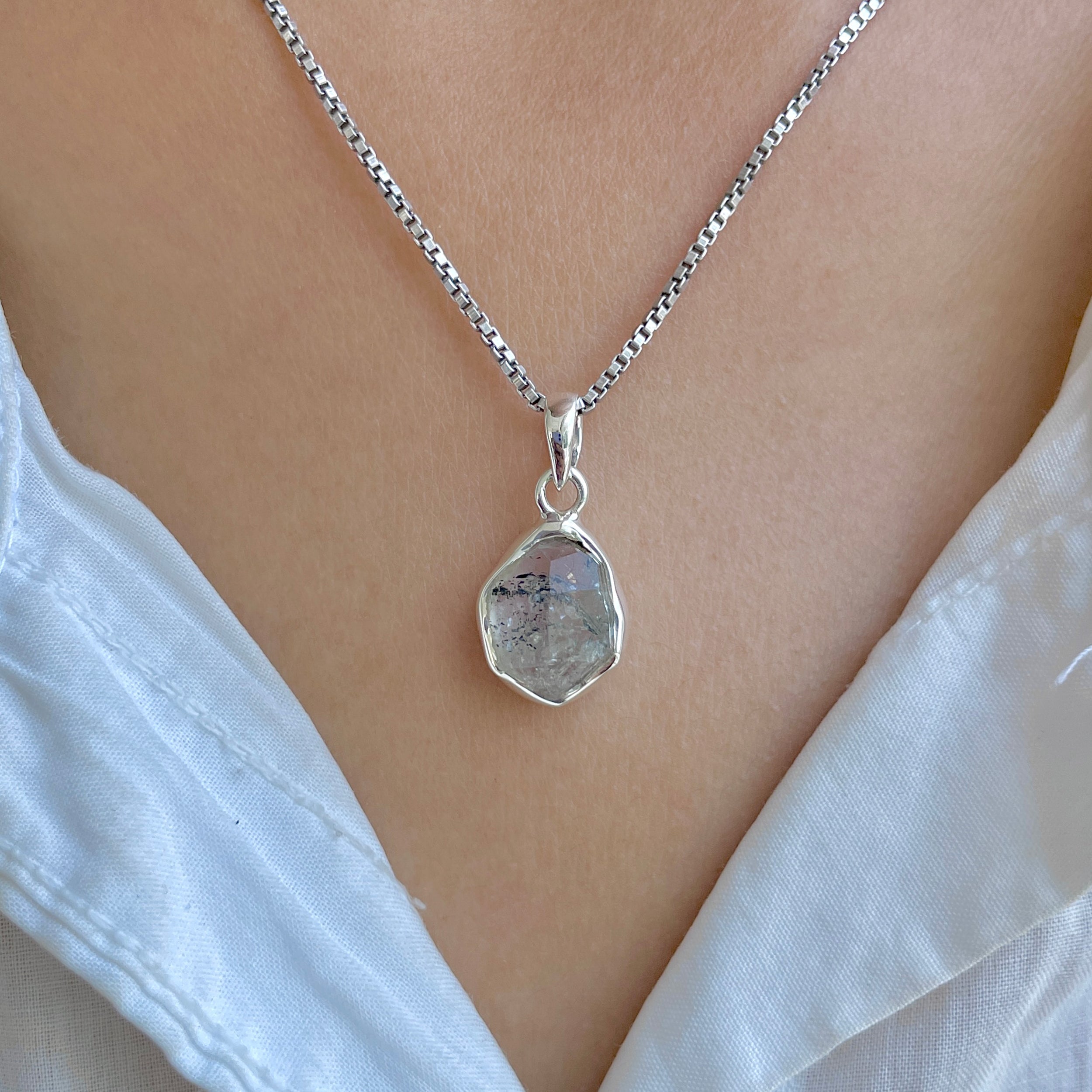 Herkimer Diamond Pendant-(HKD-P-63.)
