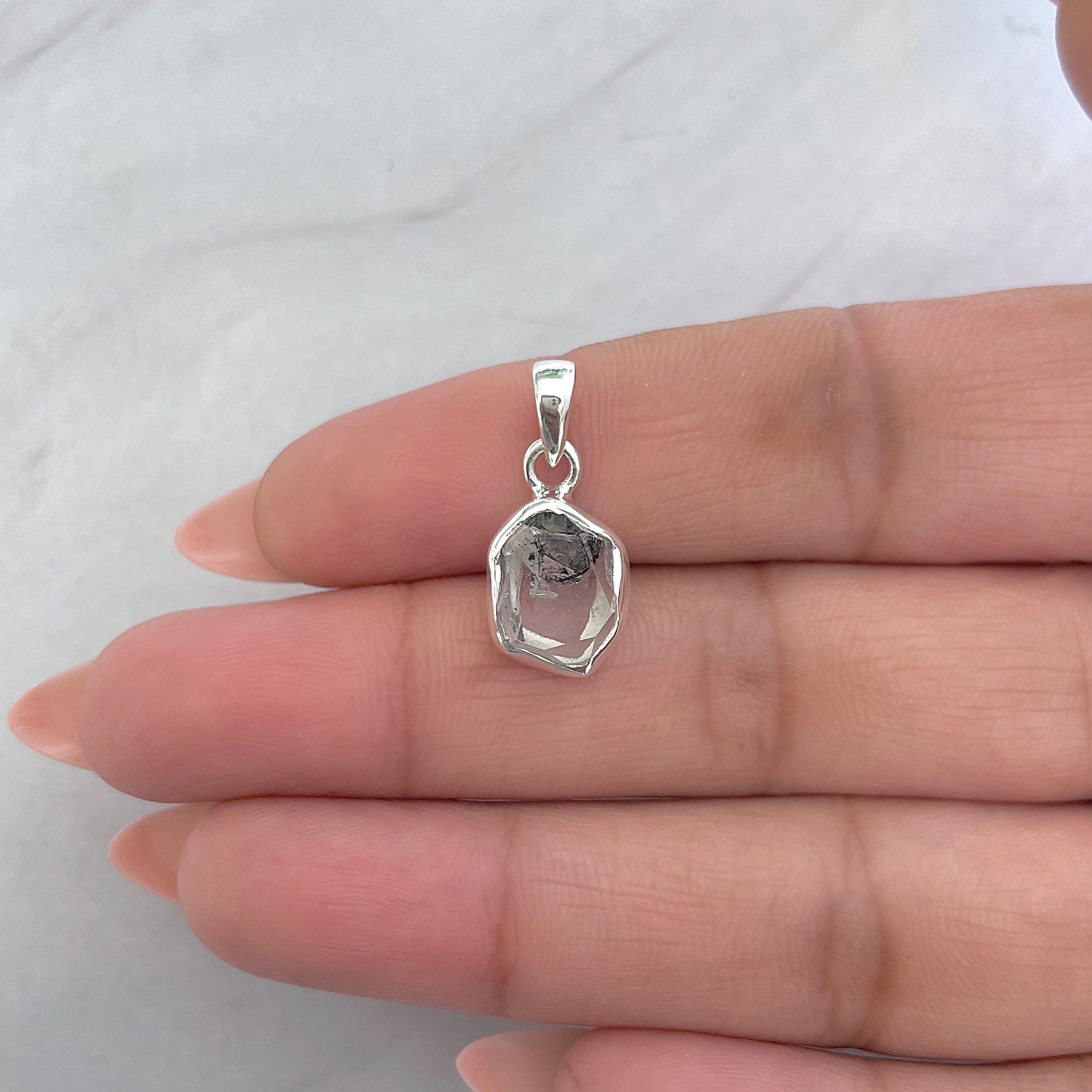 Herkimer Diamond Pendant-(HKD-P-64.)