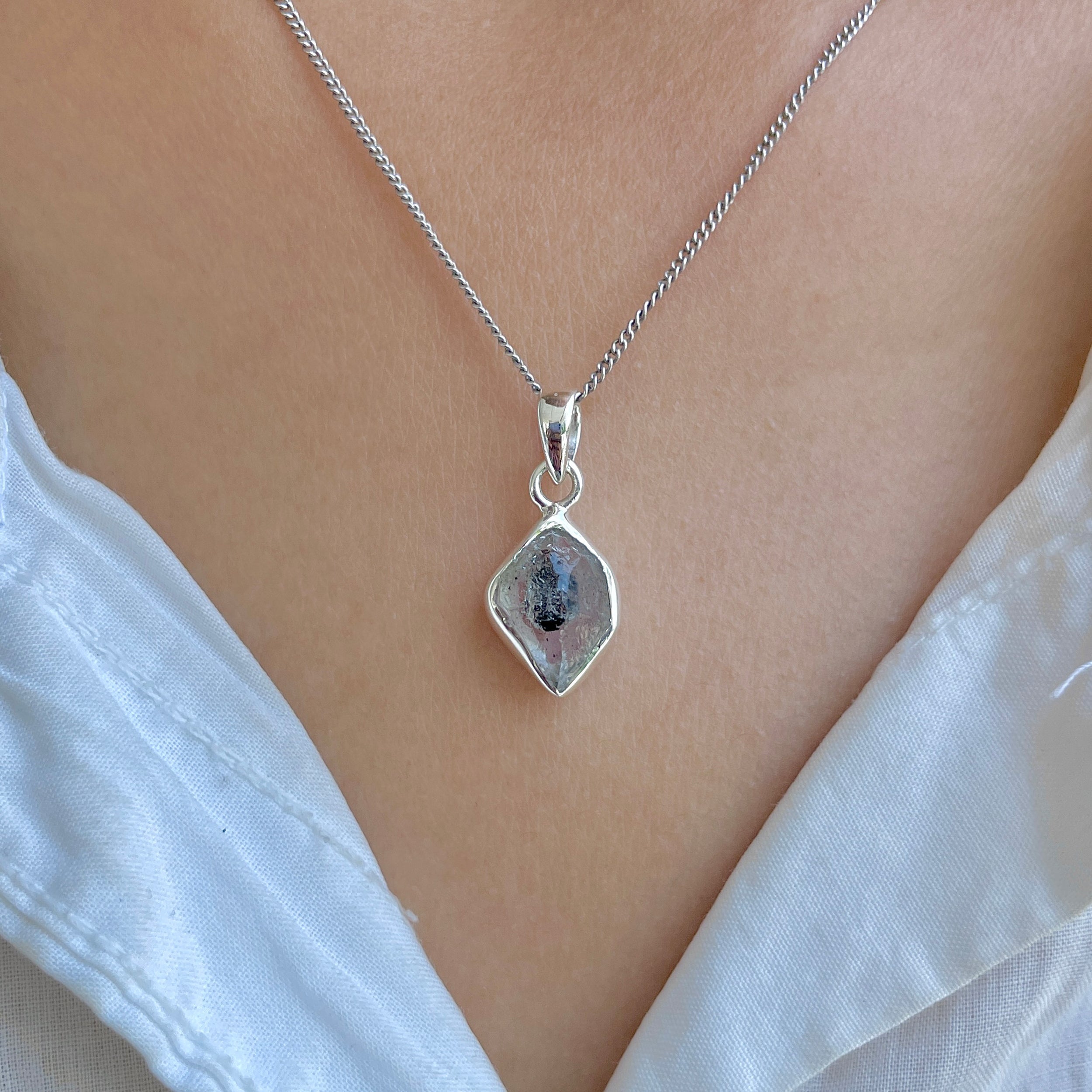 Herkimer Diamond Pendant-(HKD-P-65.)