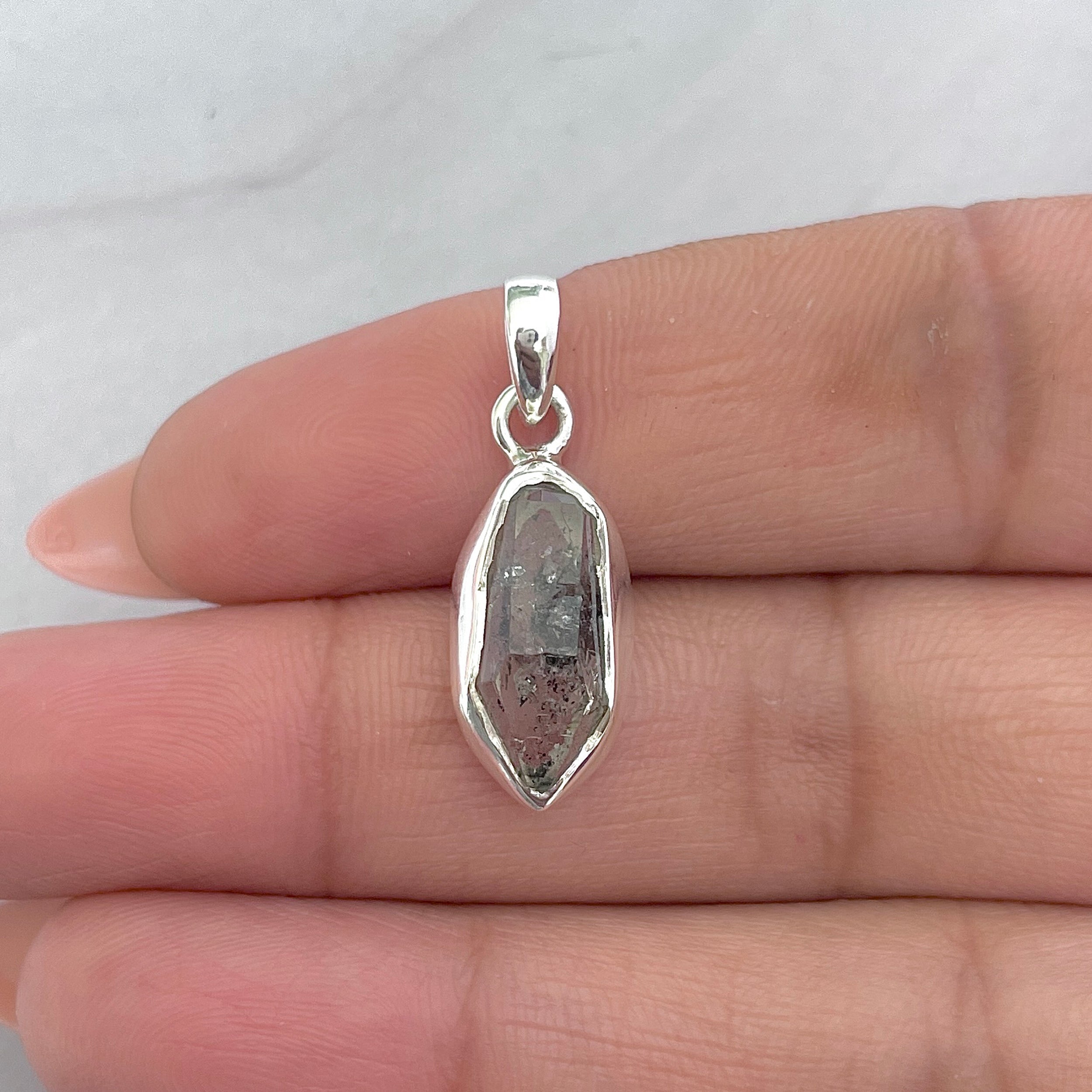 Herkimer Diamond Pendant-(HKD-P-67.)