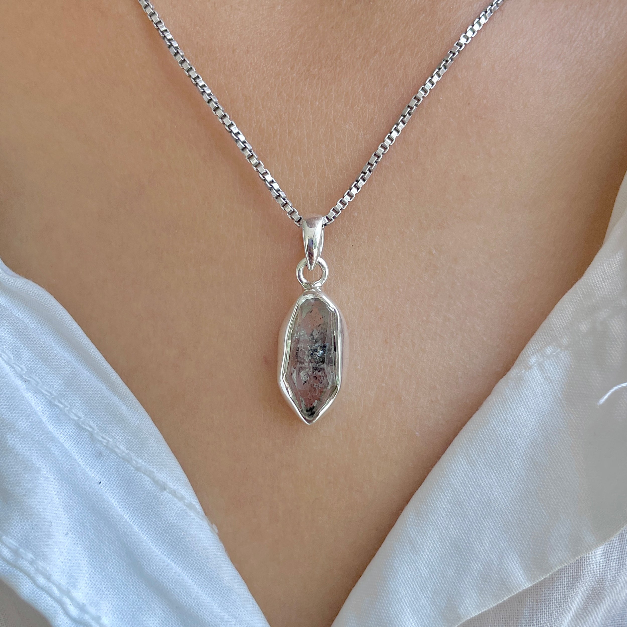 Herkimer Diamond Pendant-(HKD-P-67.)