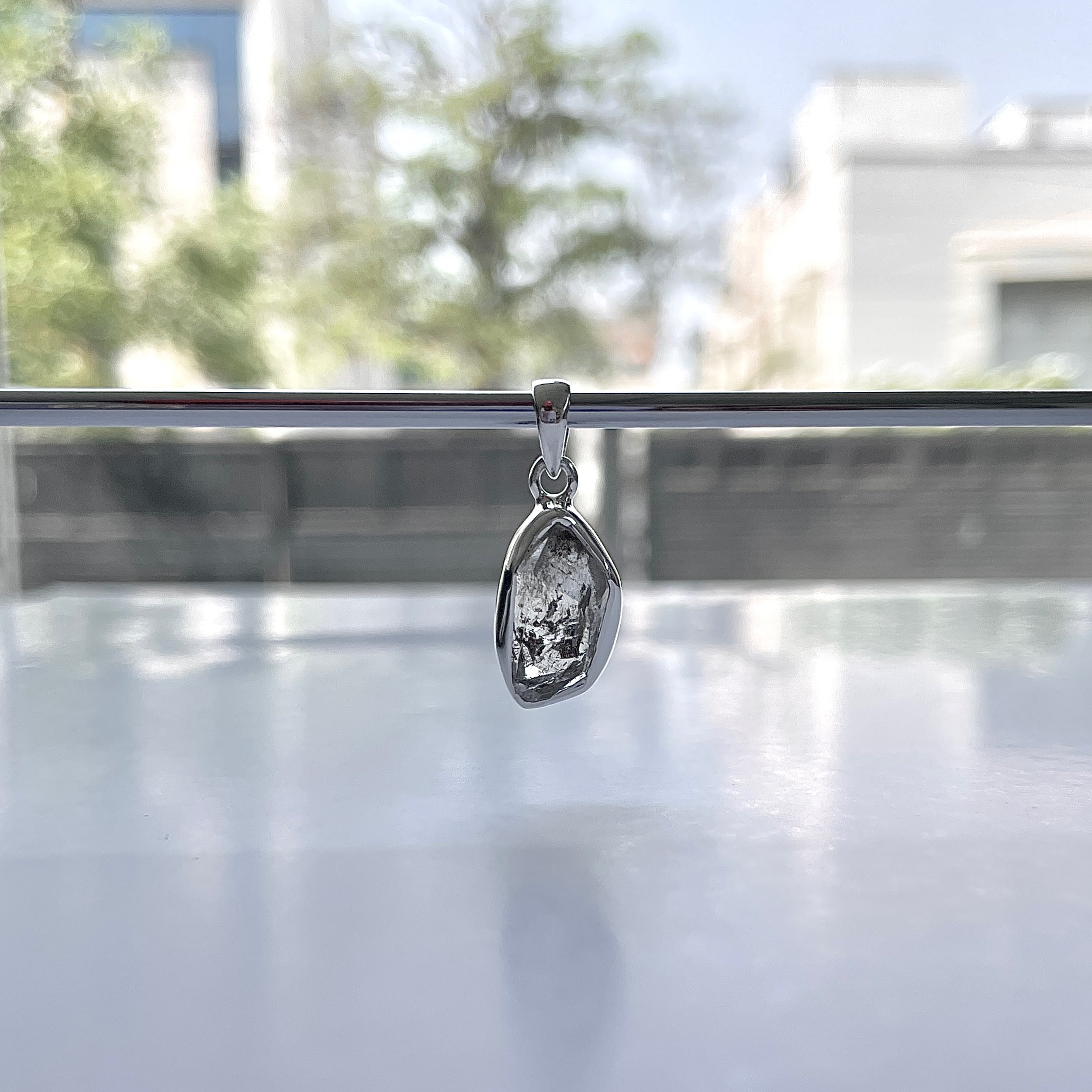 Herkimer Diamond Pendant-(HKD-P-69.)