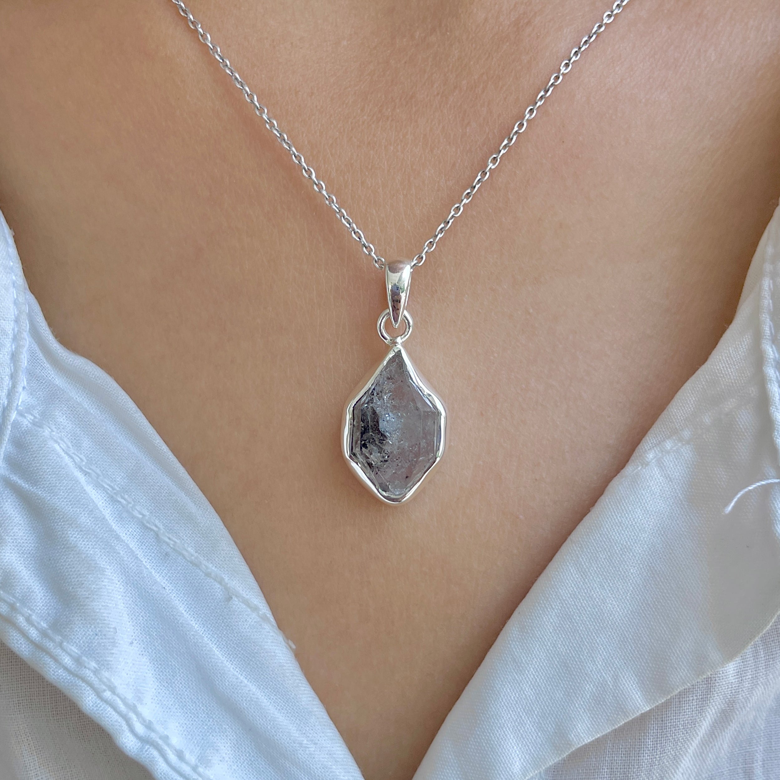Herkimer Diamond Pendant-(HKD-P-71.)