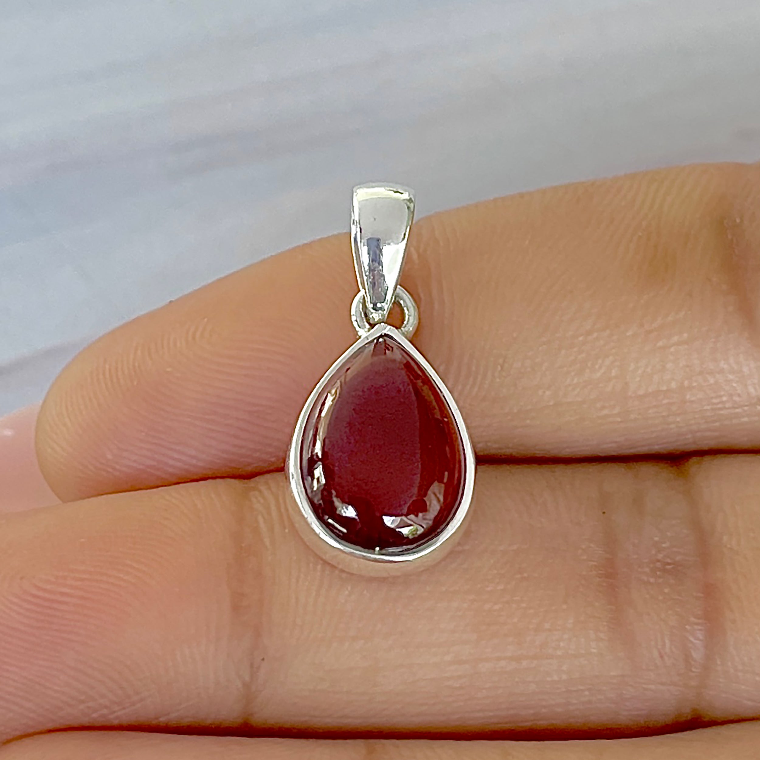 Hessonite Garnet Pendant-(HSG-P-1.)