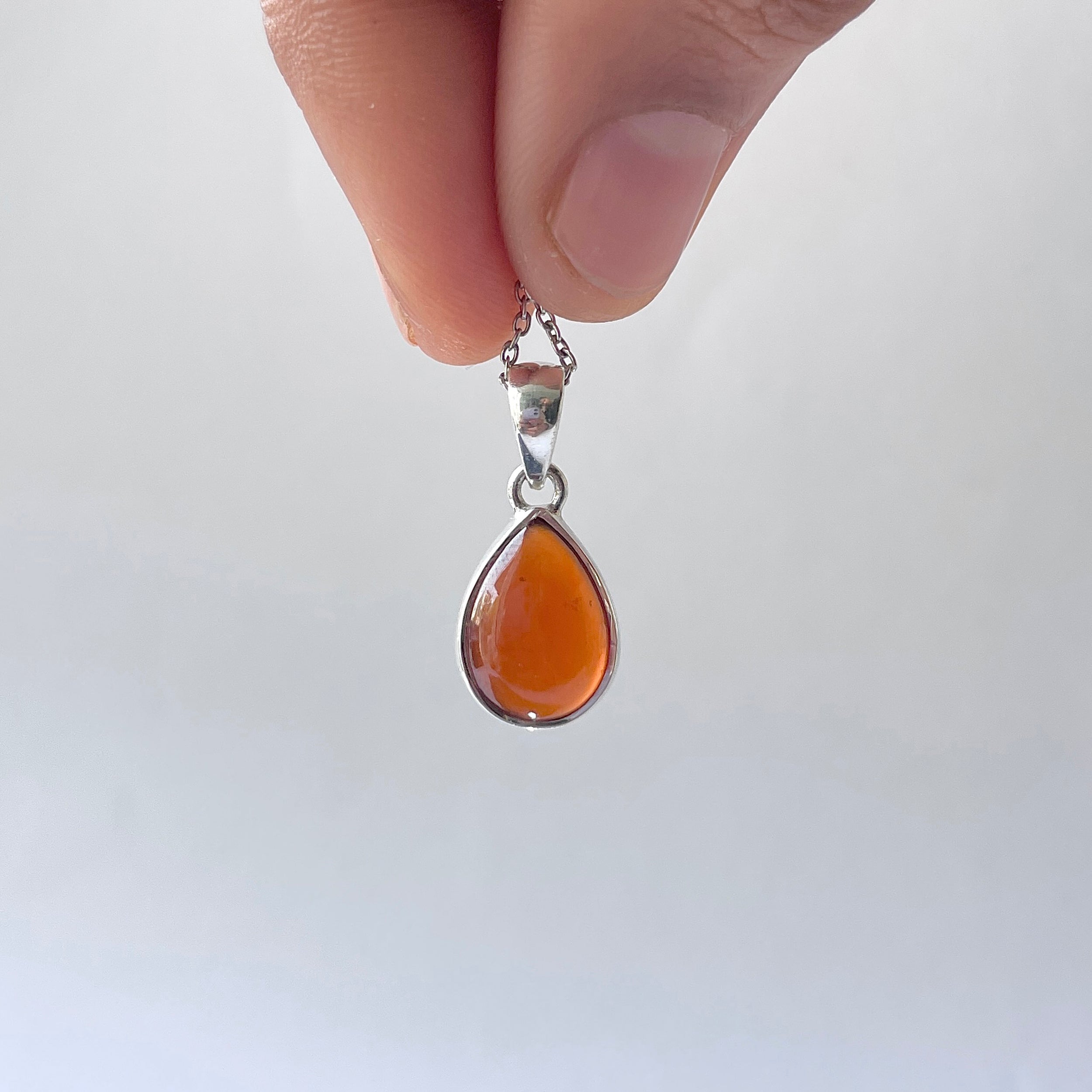 Hessonite Garnet Pendant-(HSG-P-1.)