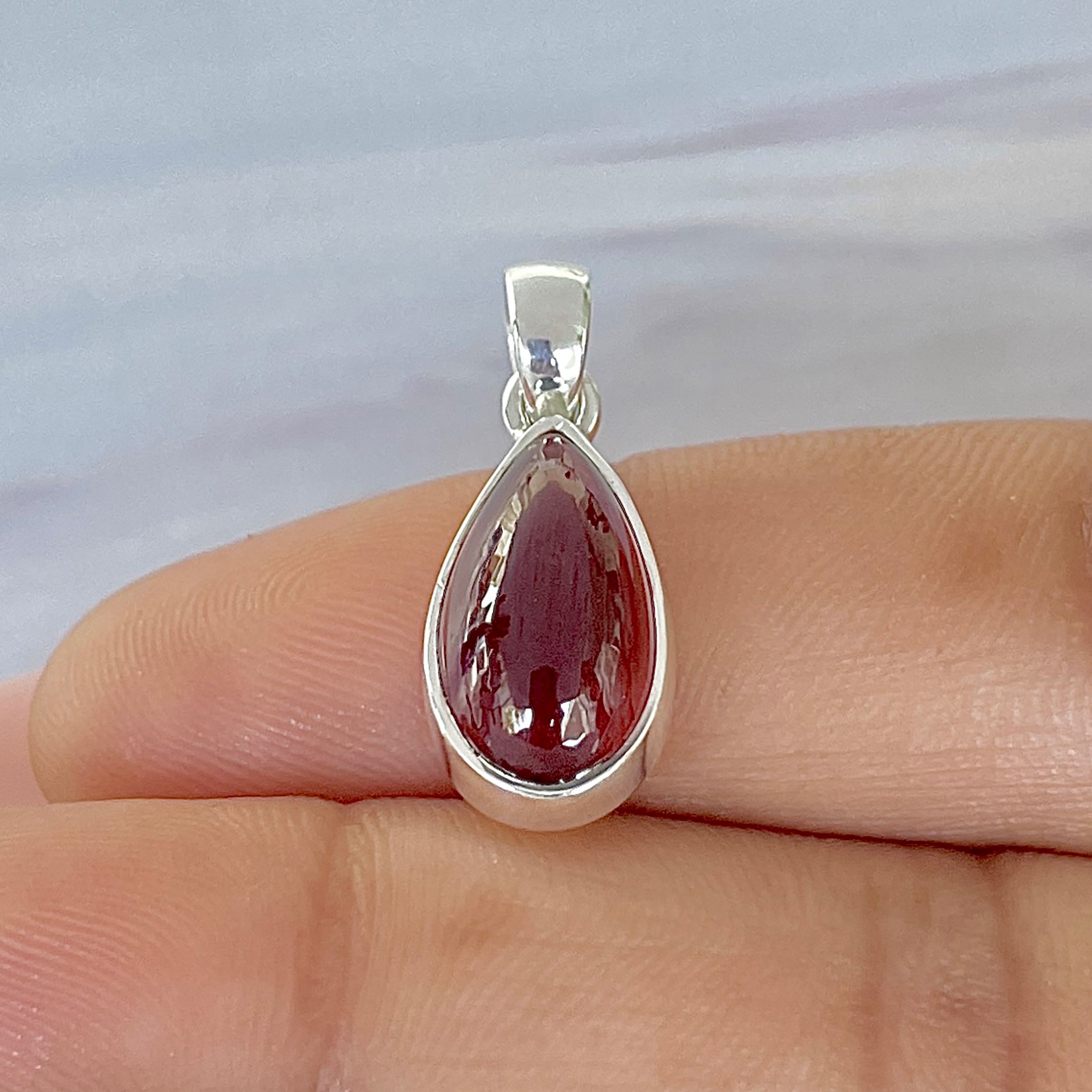 Hessonite Garnet Pendant-(HSG-P-10.)