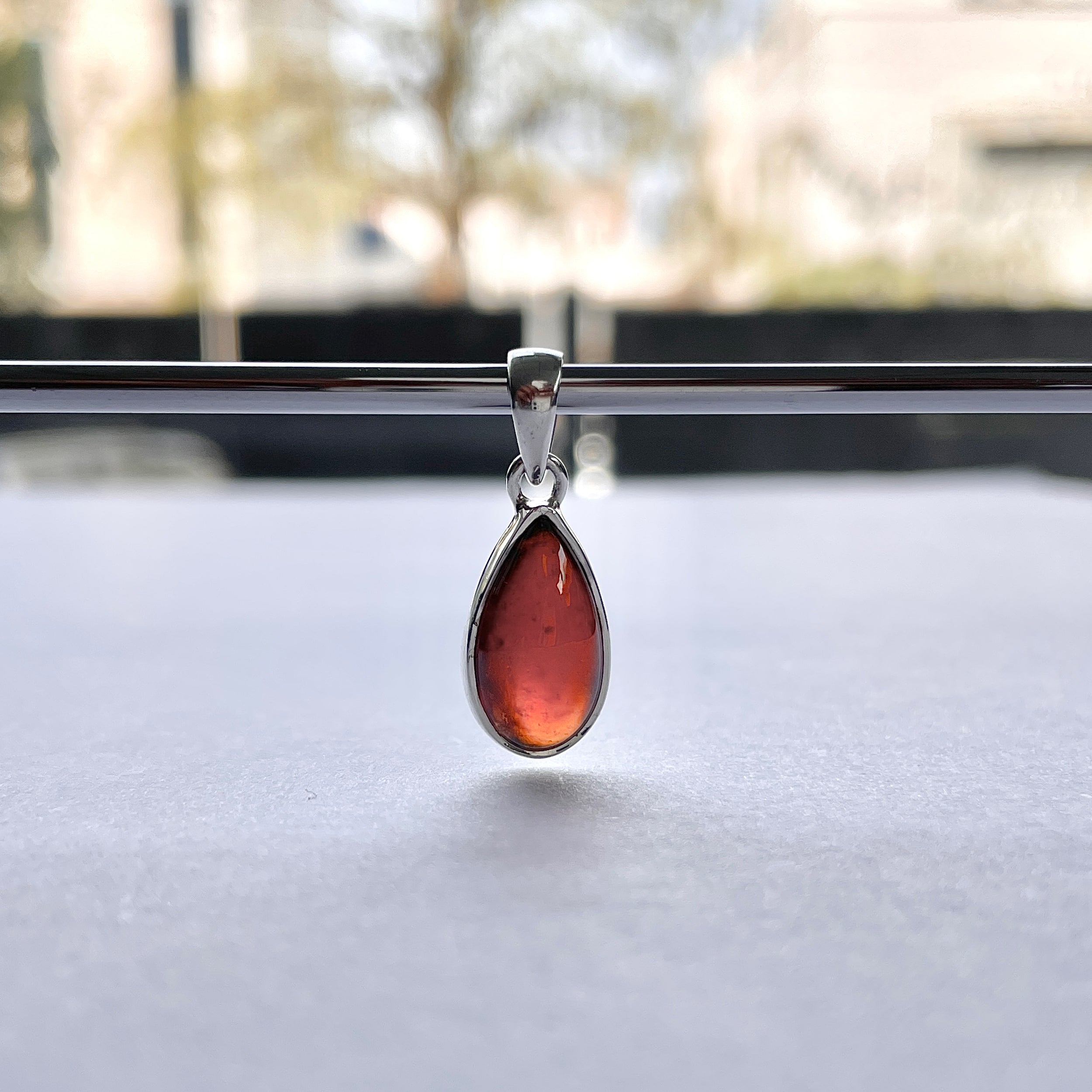 Hessonite Garnet Pendant-(HSG-P-10.)