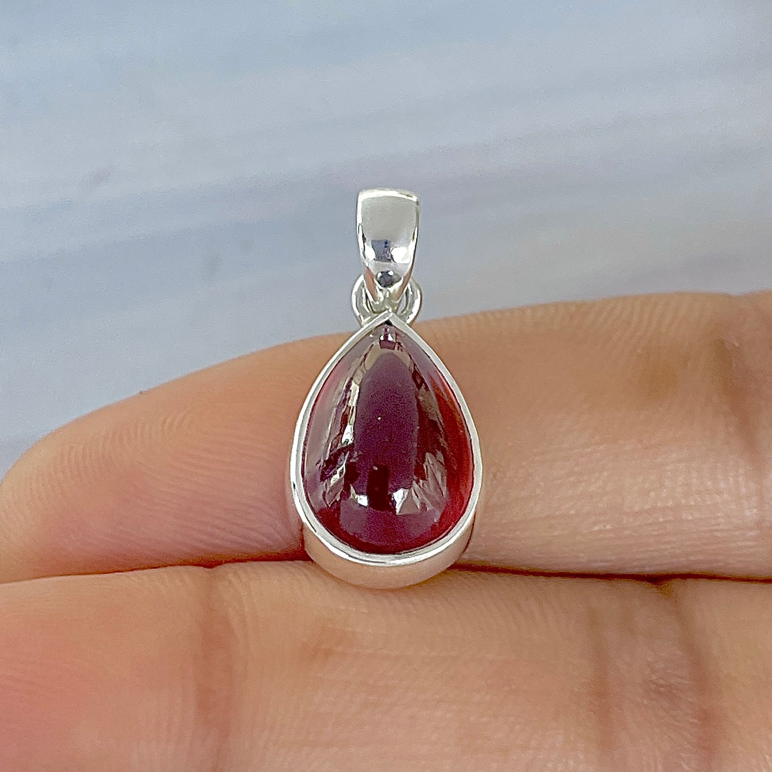 Hessonite Garnet Pendant-(HSG-P-12.)