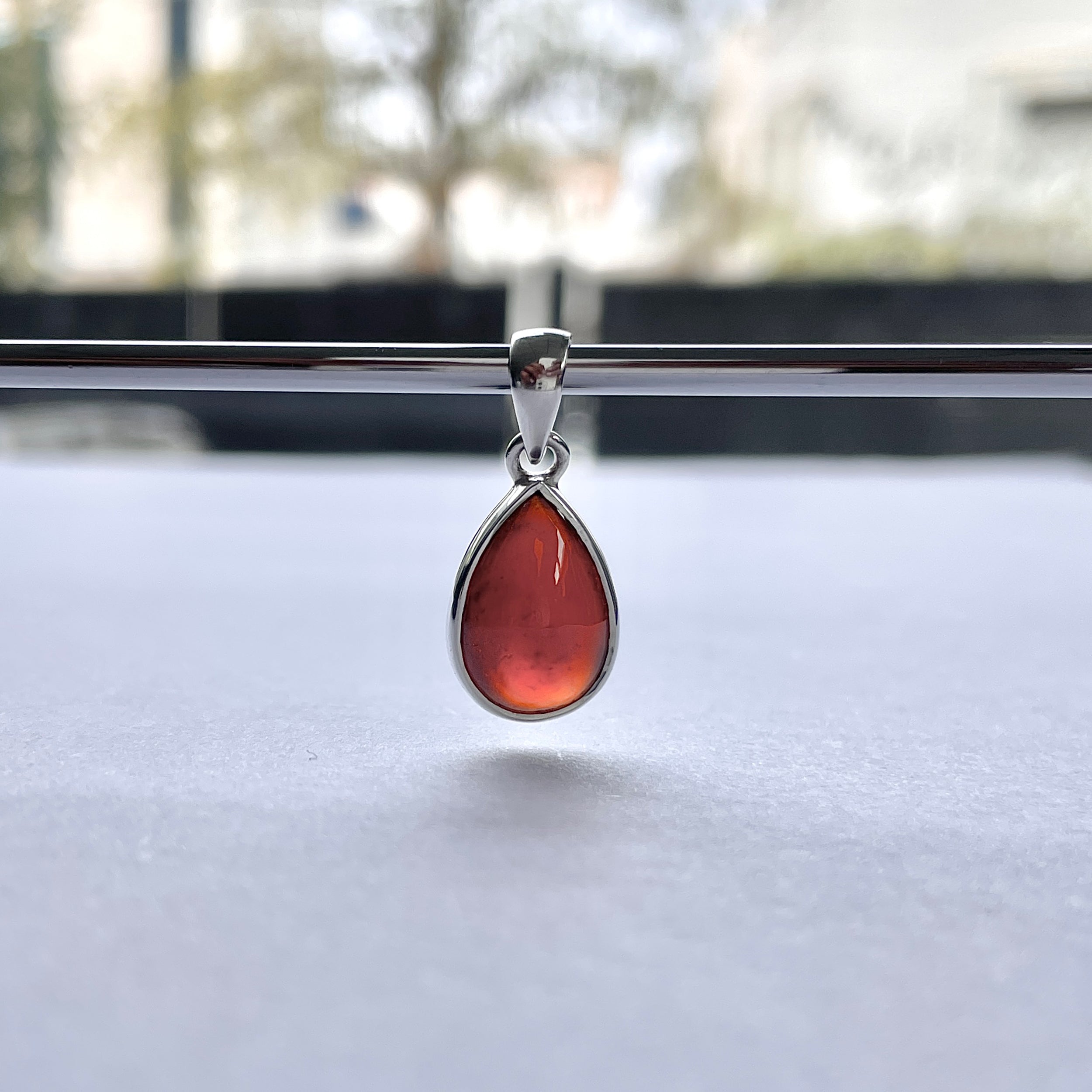 Hessonite Garnet Pendant-(HSG-P-12.)