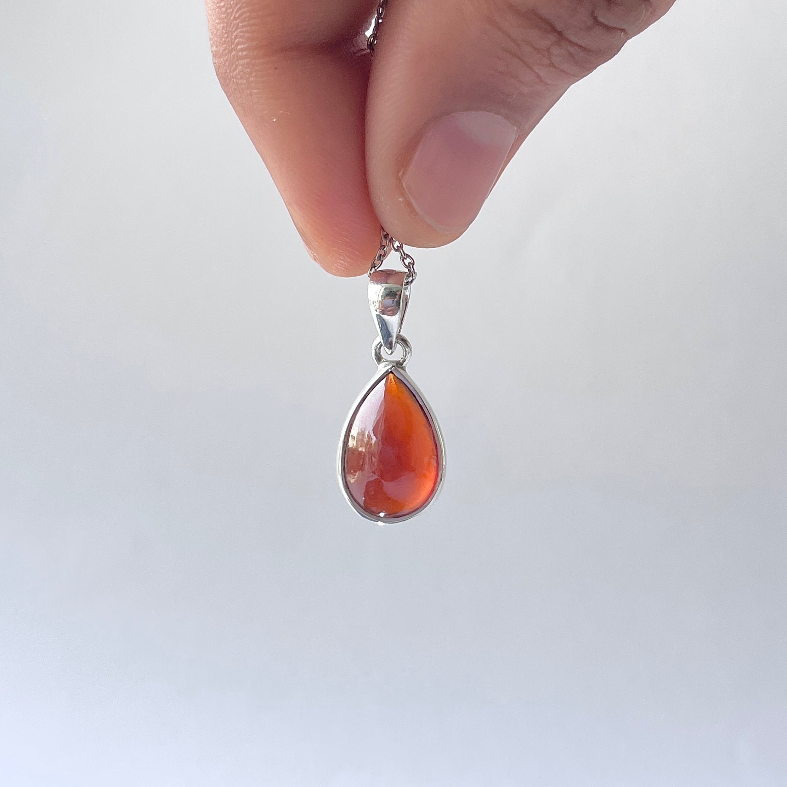 Hessonite Garnet Pendant-(HSG-P-12.)