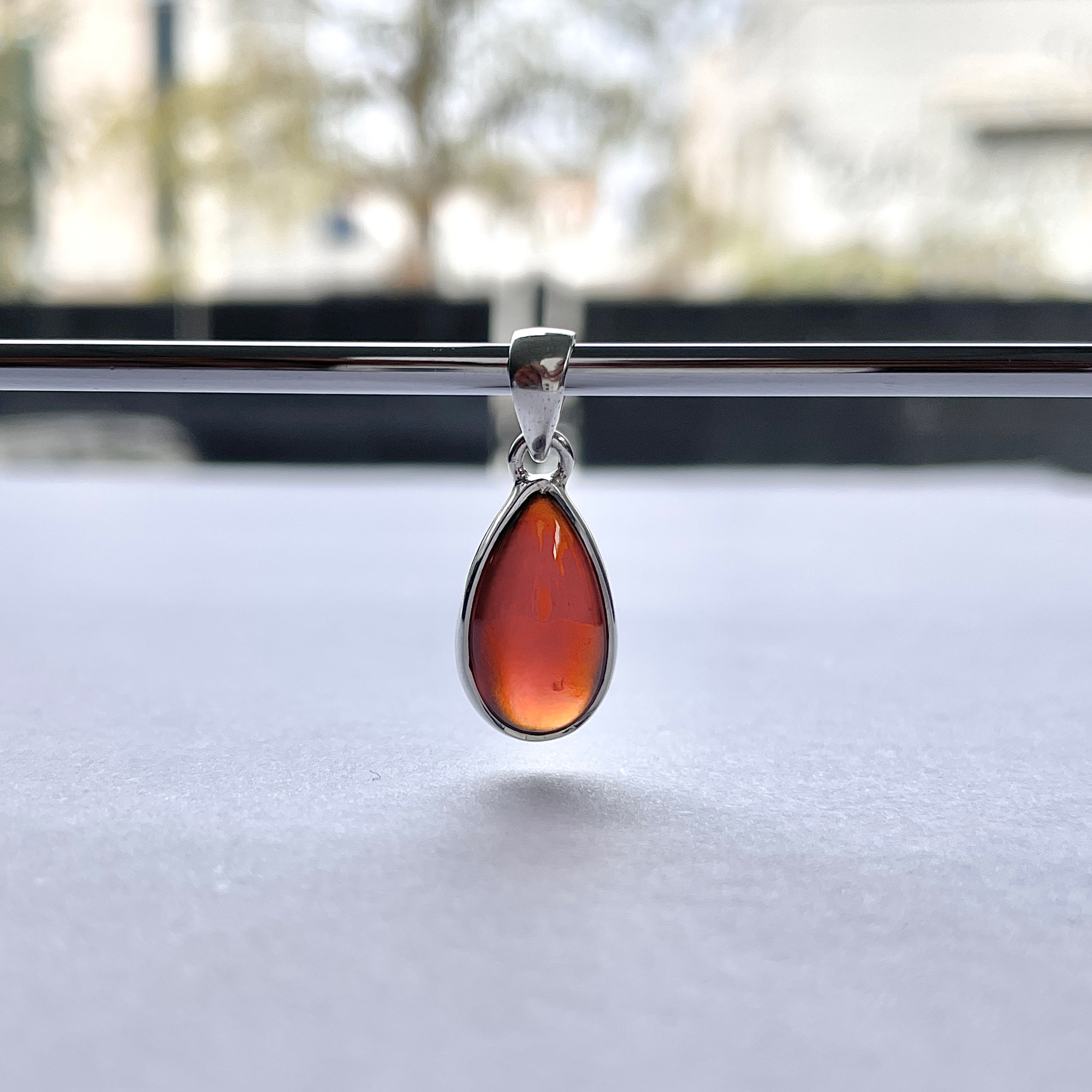 Hessonite Garnet Pendant-(HSG-P-14.)