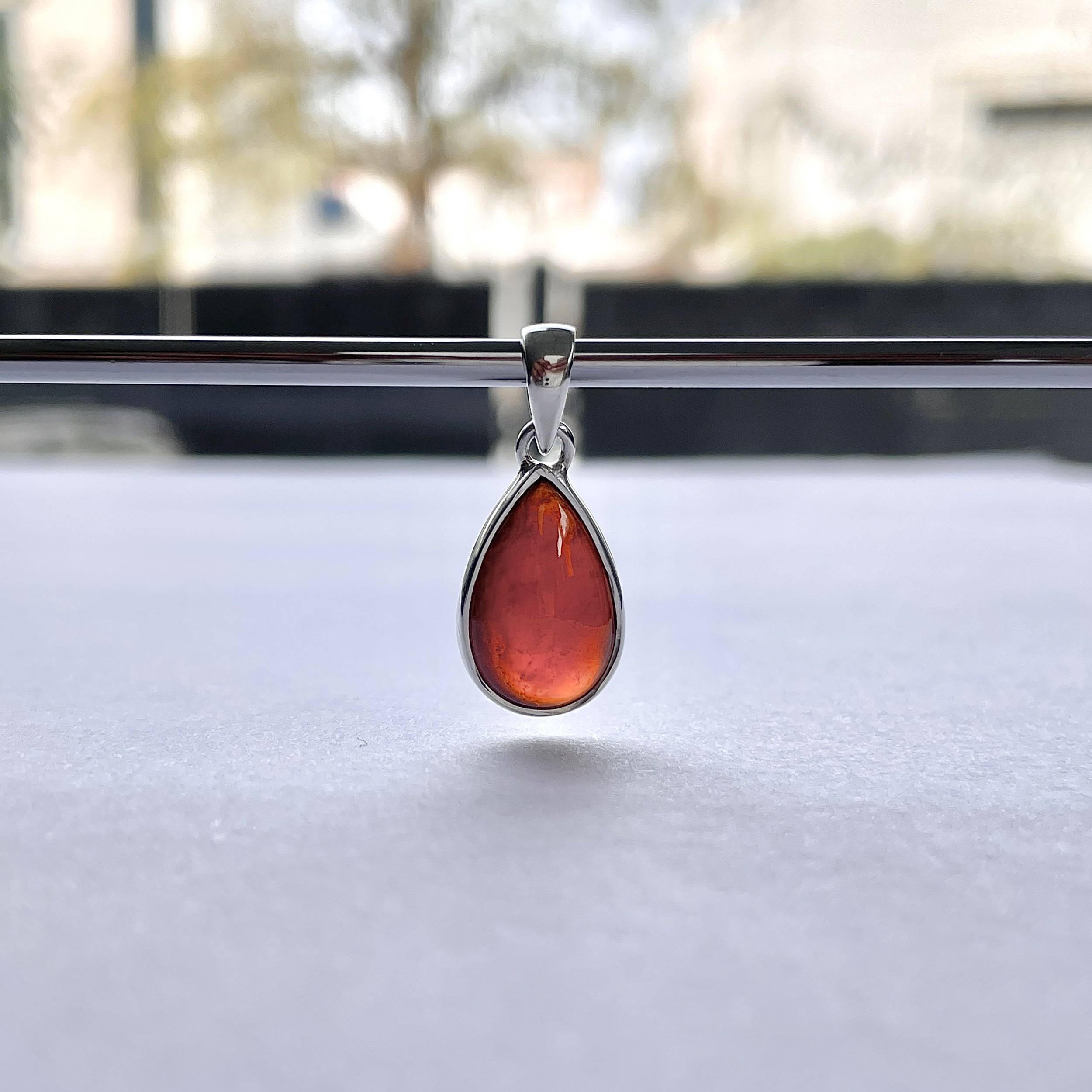 Hessonite Garnet Pendant-(HSG-P-15.)