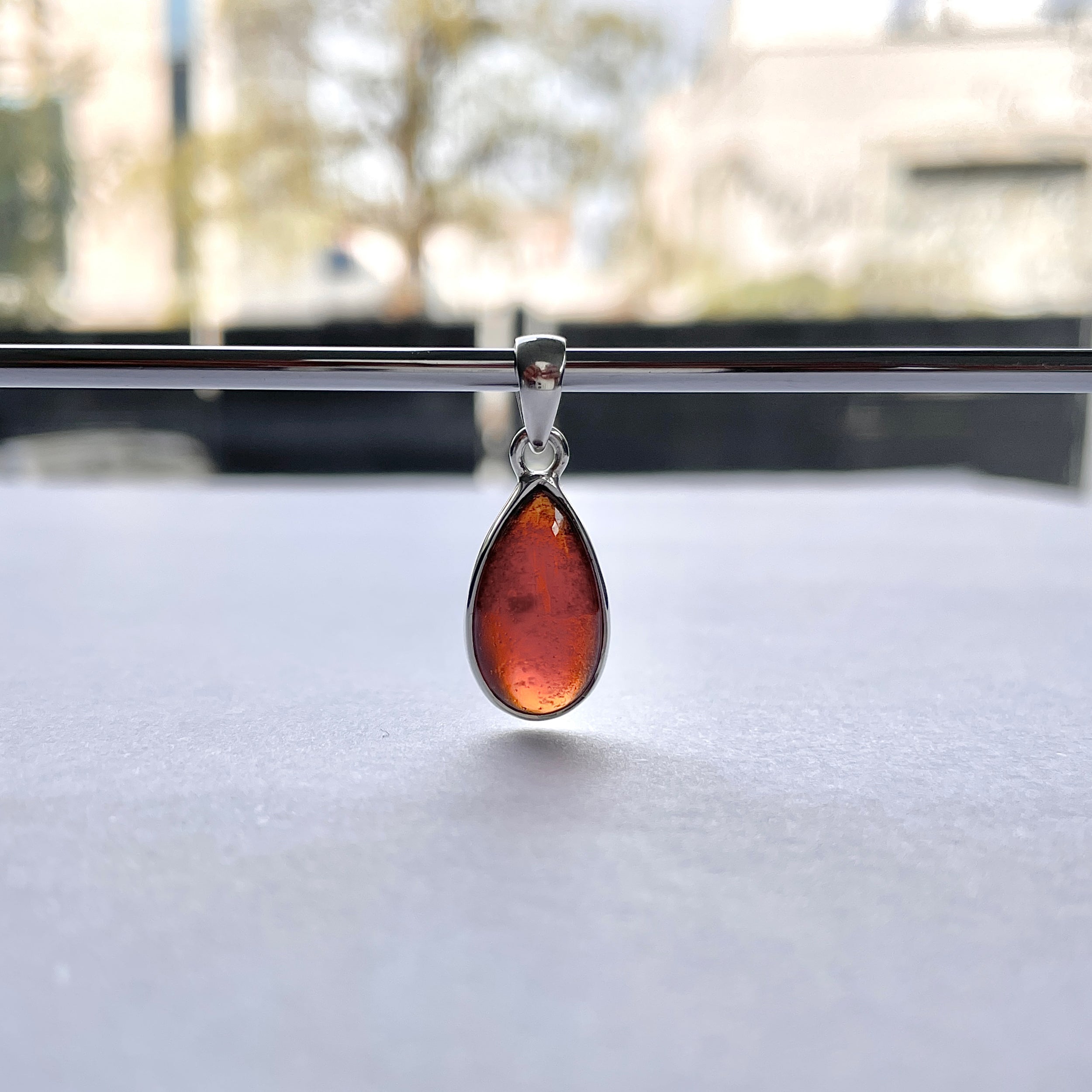 Hessonite Garnet Pendant-(HSG-P-21.)