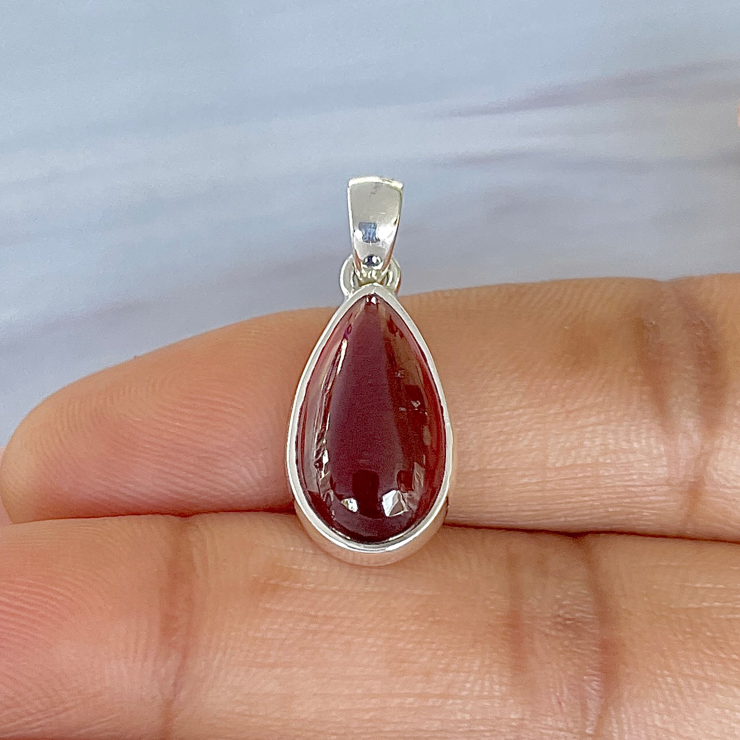Hessonite Garnet Pendant-(HSG-P-22.)