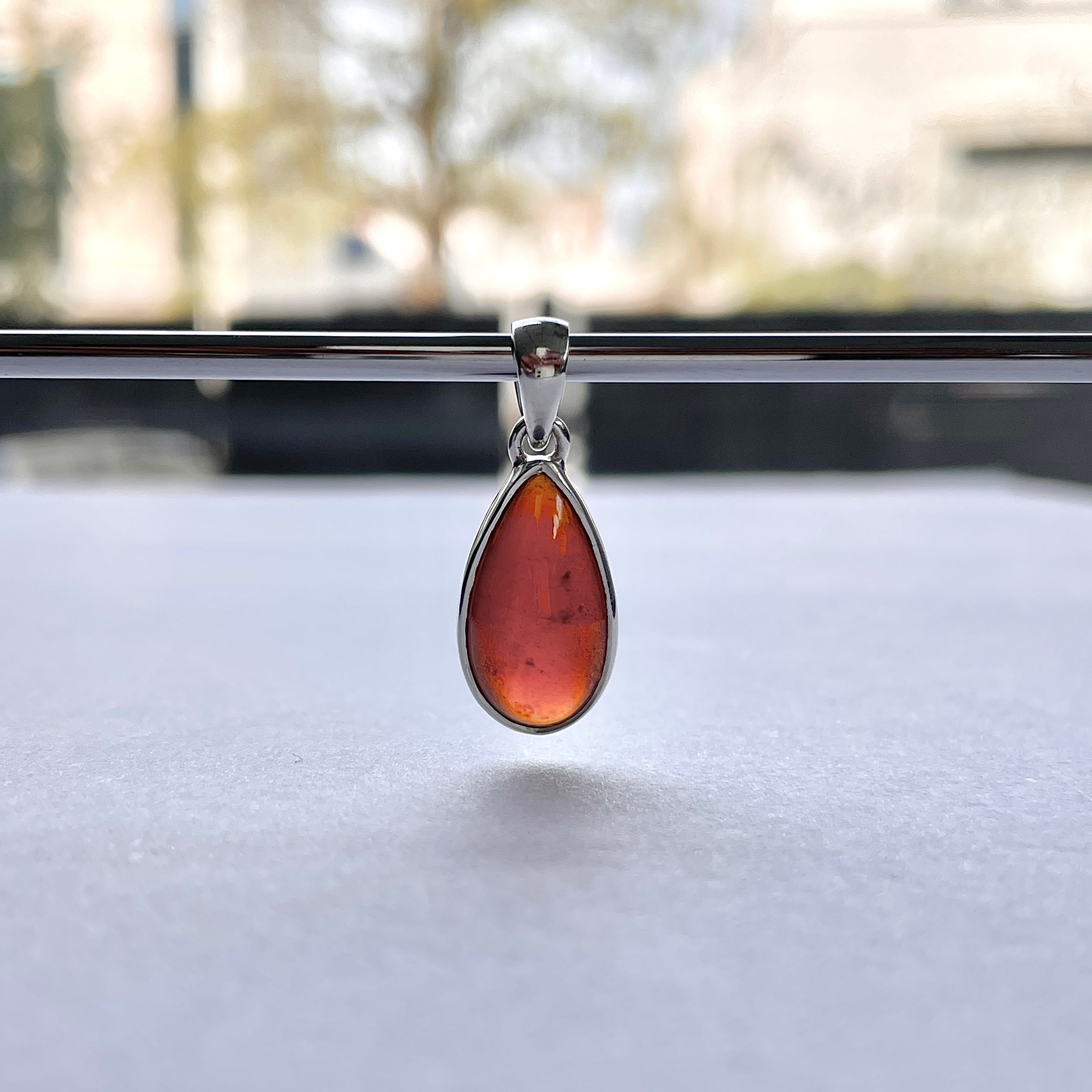 Hessonite Garnet Pendant-(HSG-P-22.)