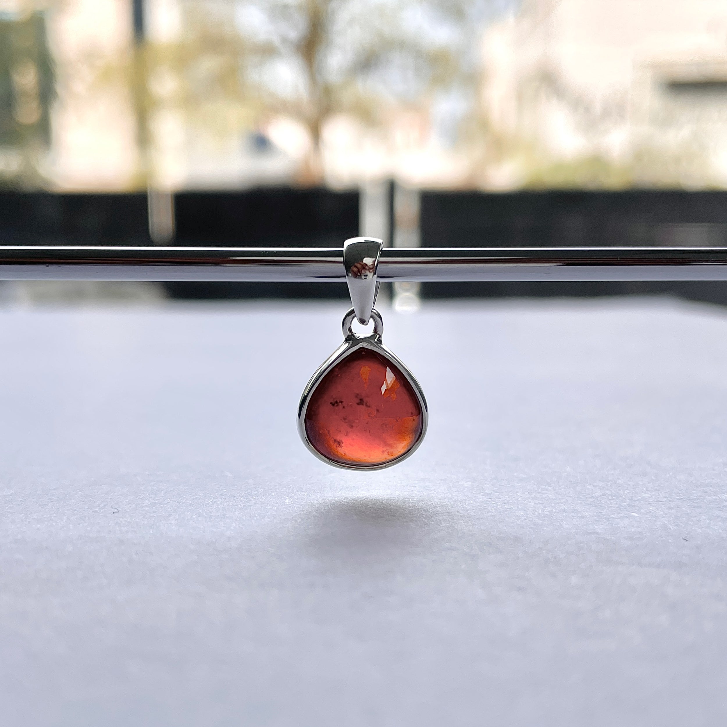 Hessonite Garnet Pendant-(HSG-P-3.)