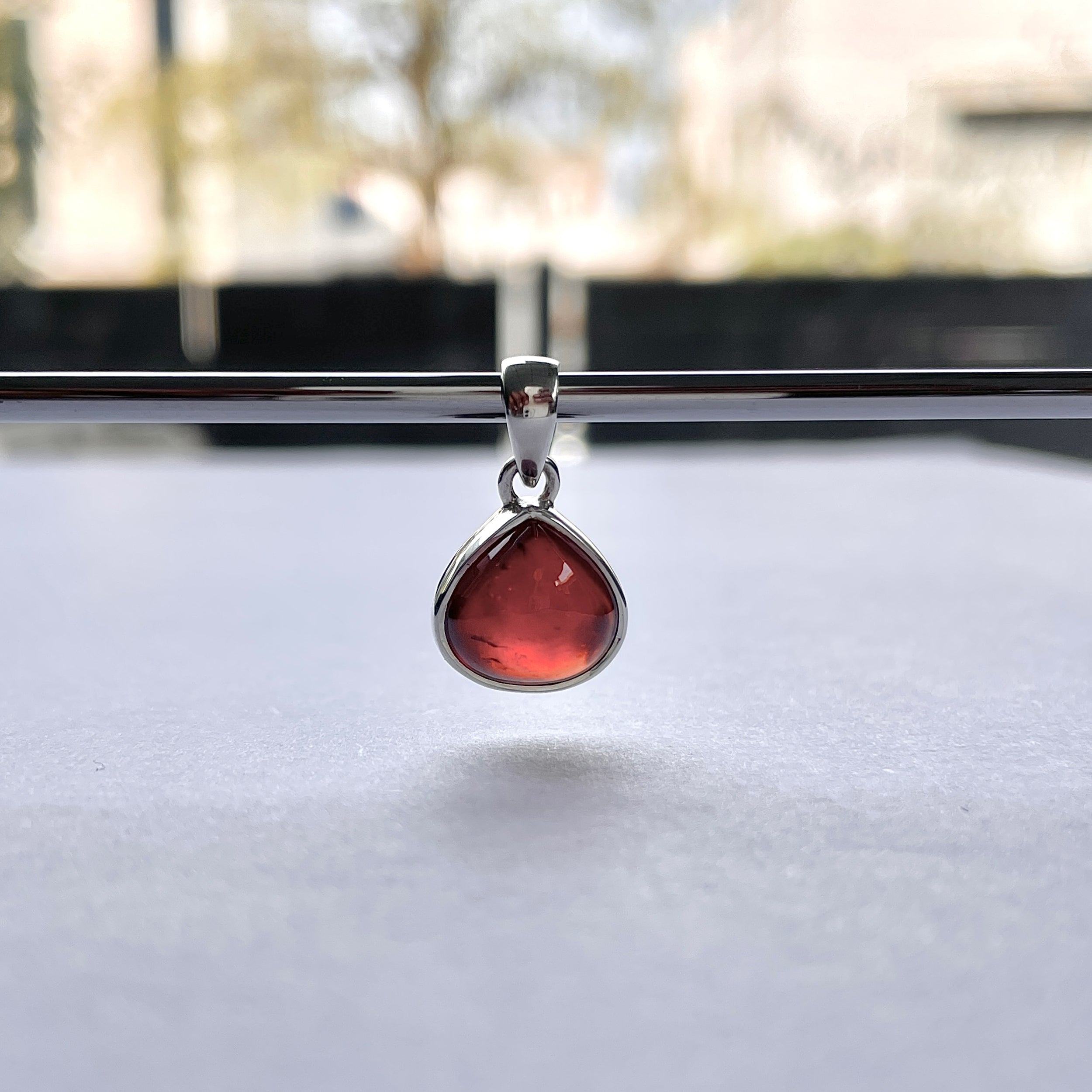 Hessonite Garnet Pendant-(HSG-P-4.)