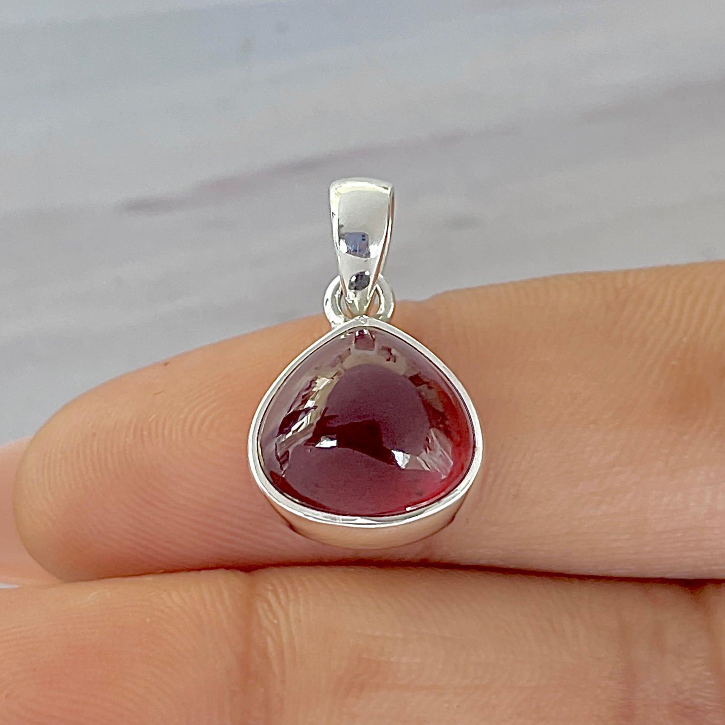 Hessonite Garnet Pendant-(HSG-P-5.)