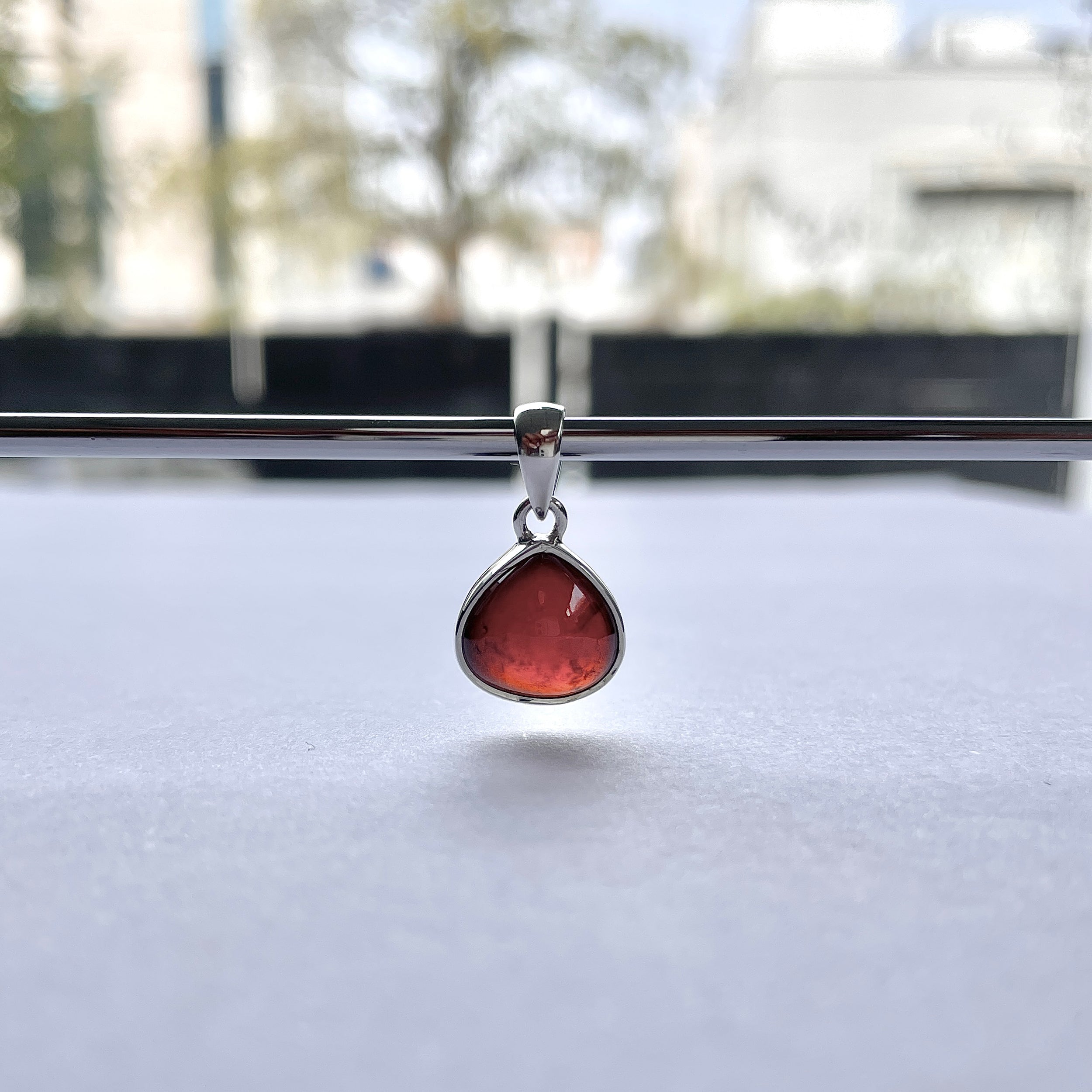 Hessonite Garnet Pendant-(HSG-P-5.)
