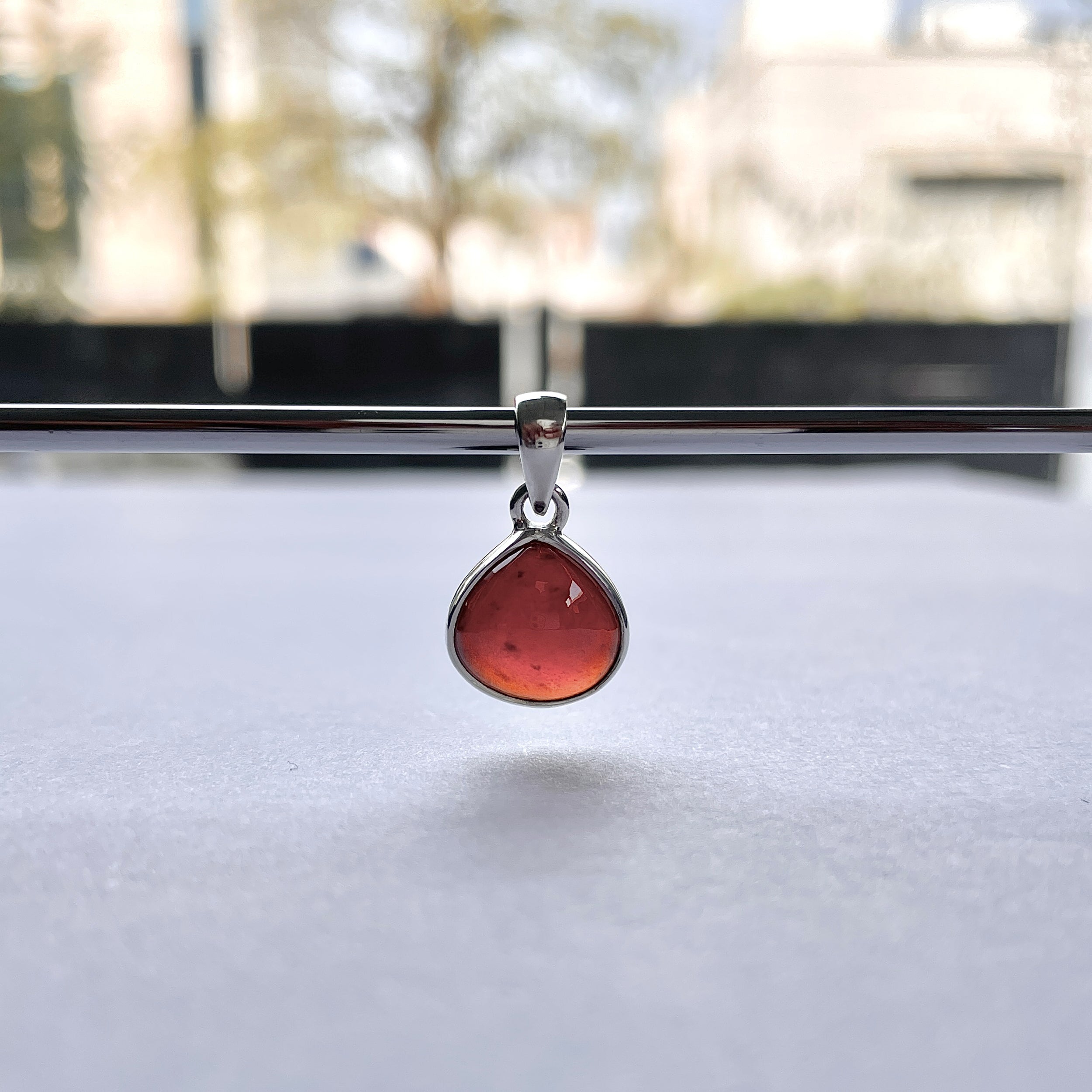 Hessonite Garnet Pendant-(HSG-P-6.)