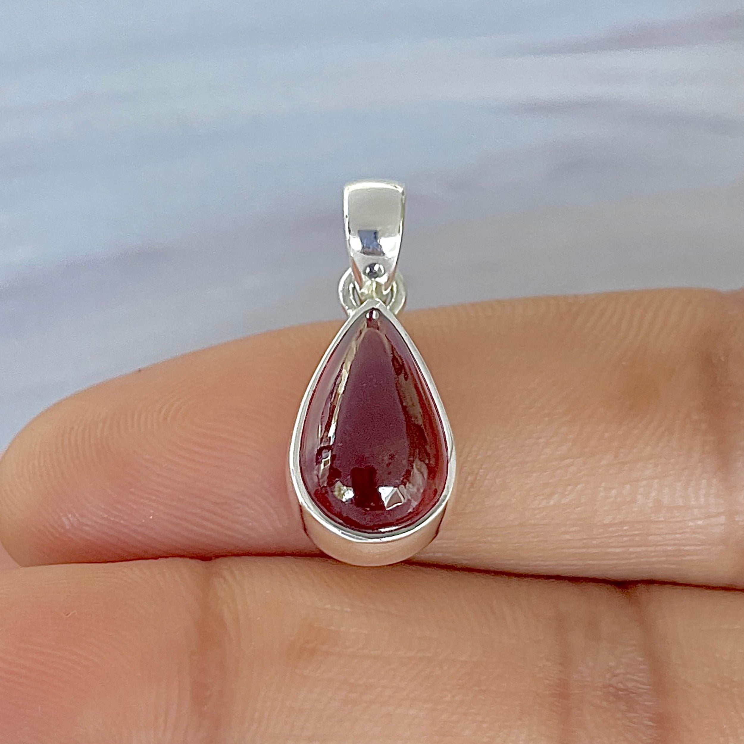Hessonite Garnet Pendant-(HSG-P-9.)