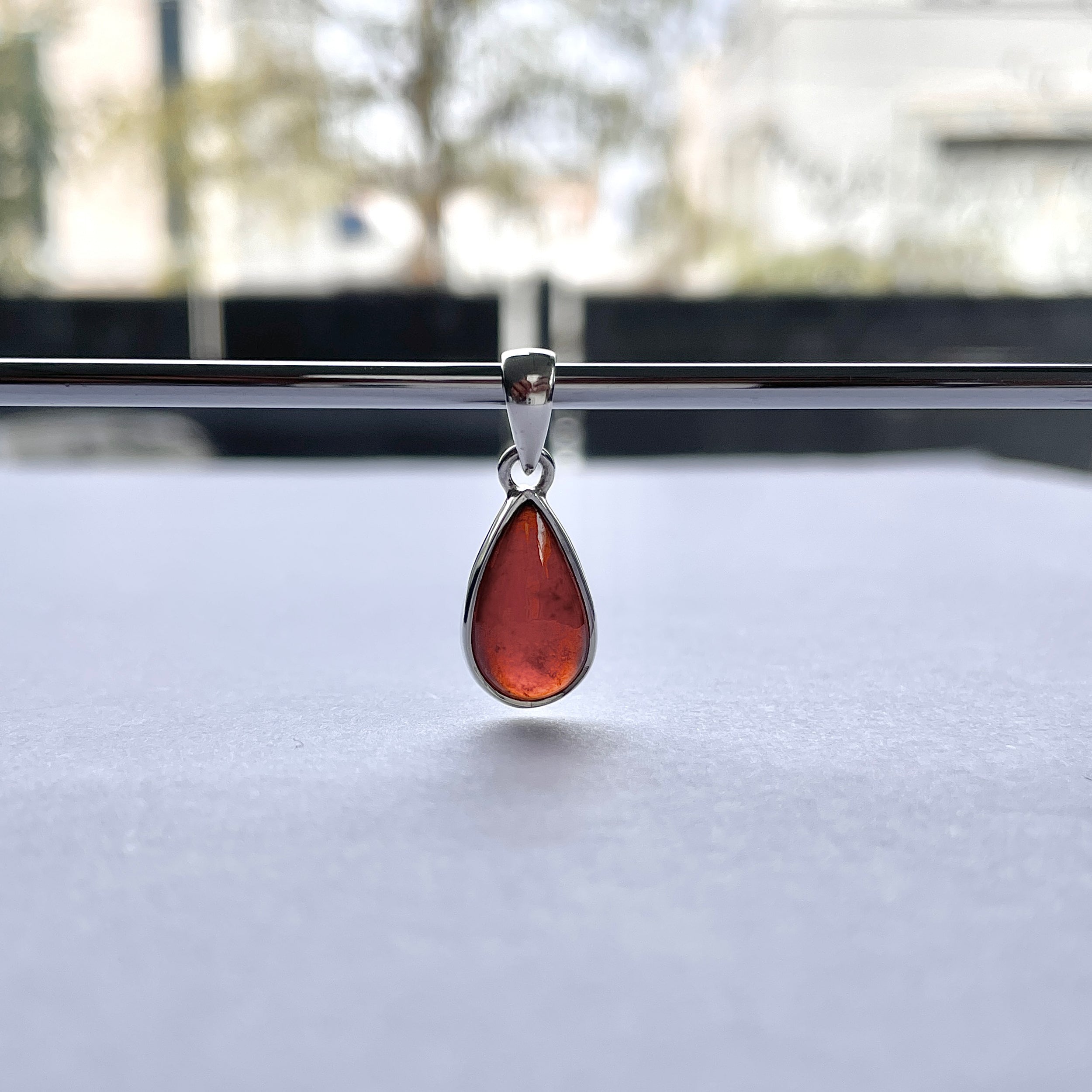Hessonite Garnet Pendant-(HSG-P-9.)