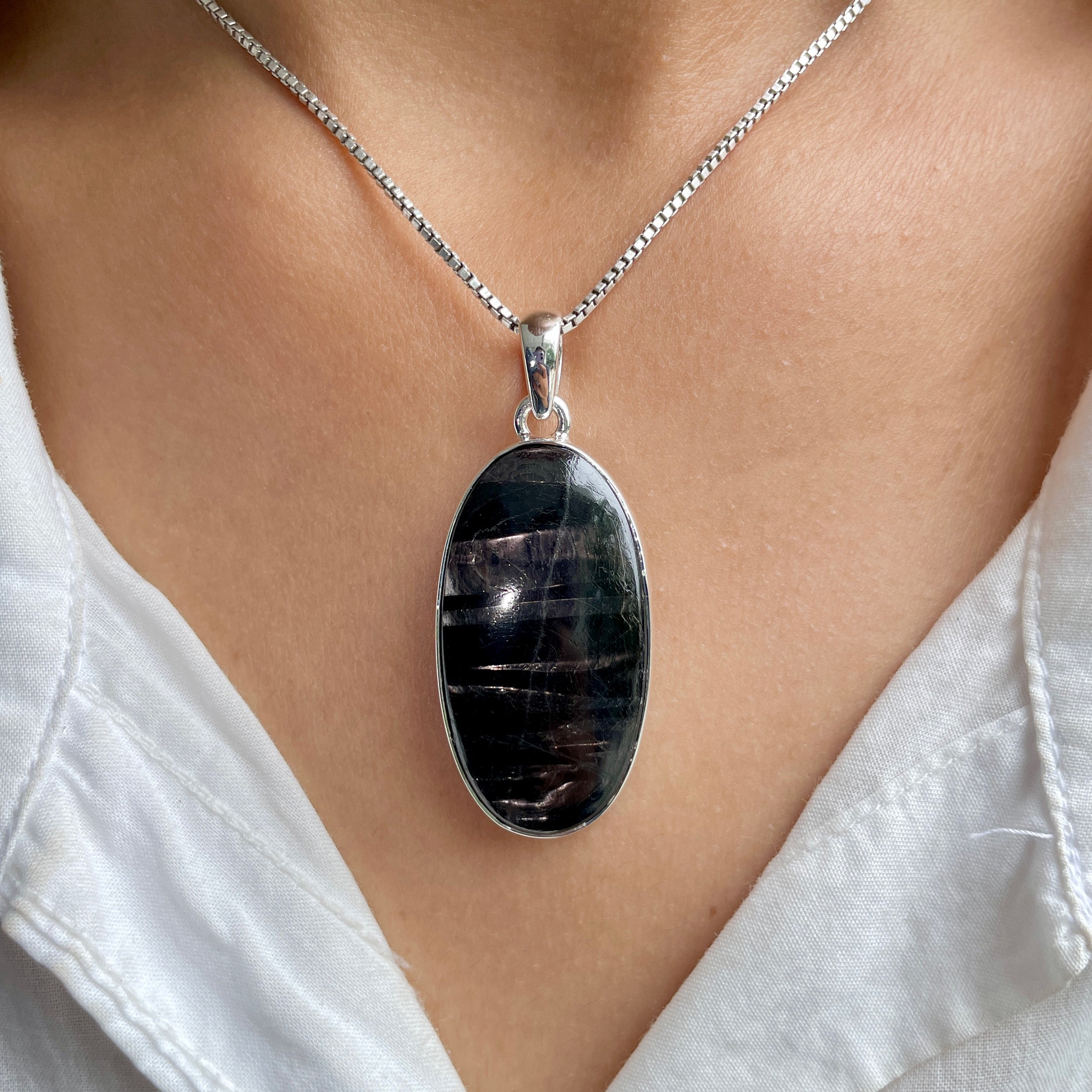 Hypersthene Pendant-(HYP-P-10.)