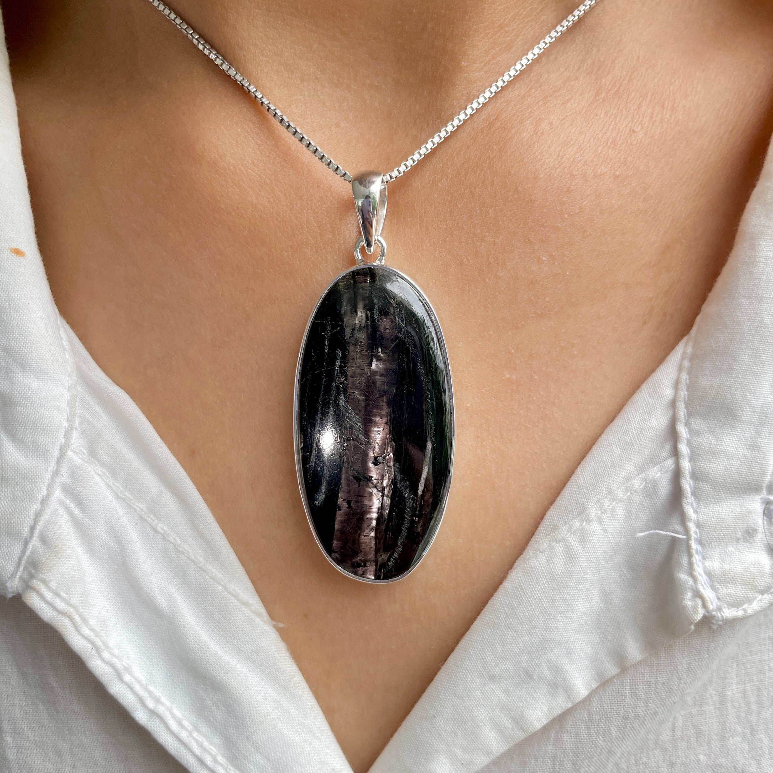 Hypersthene Pendant-(HYP-P-20.)